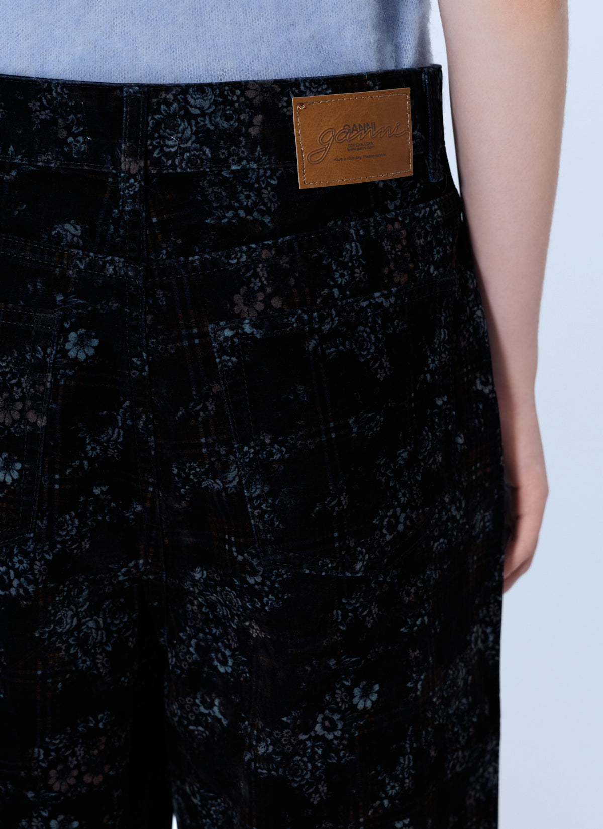 Printed flock denim marri 2.0 jeans