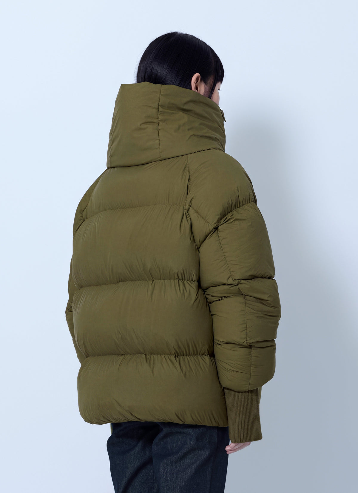 Future nylon quilt puffer jacket