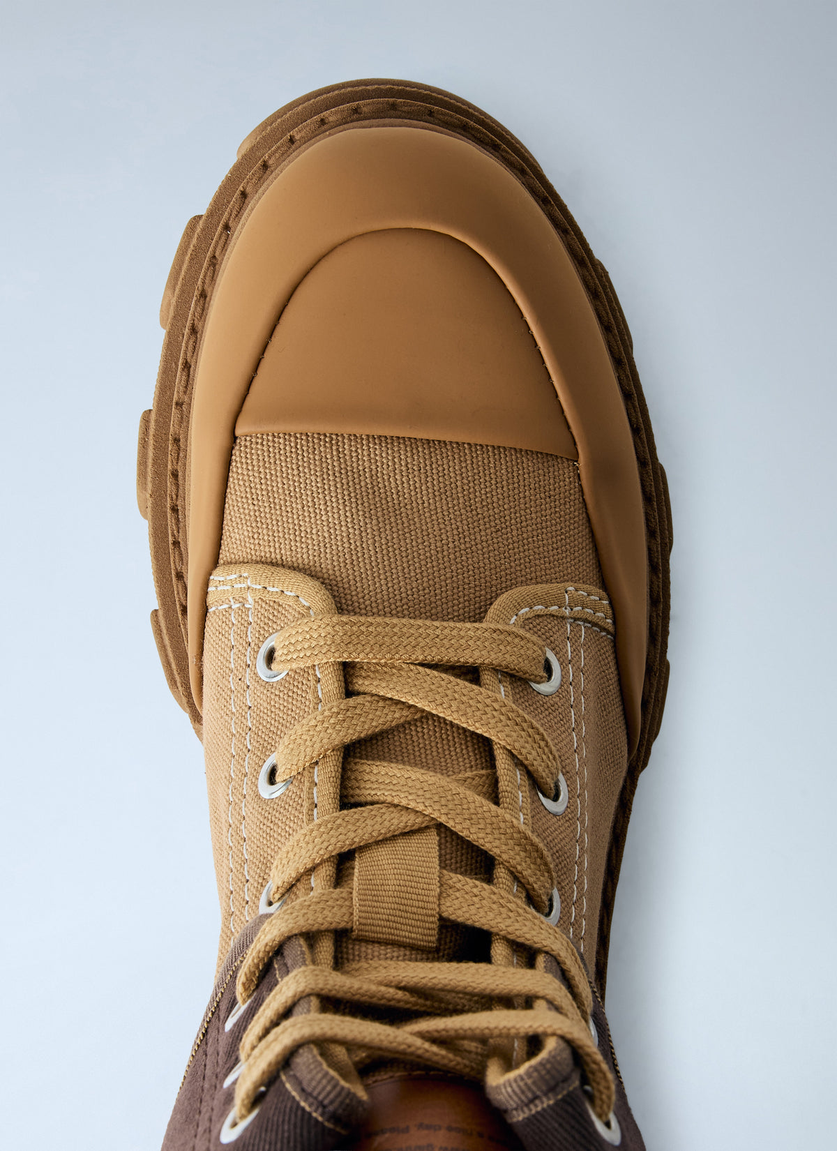 Cleated canvas trail boots