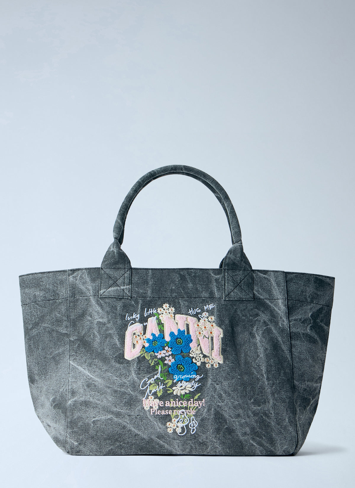 Medium trapeze shopping bag