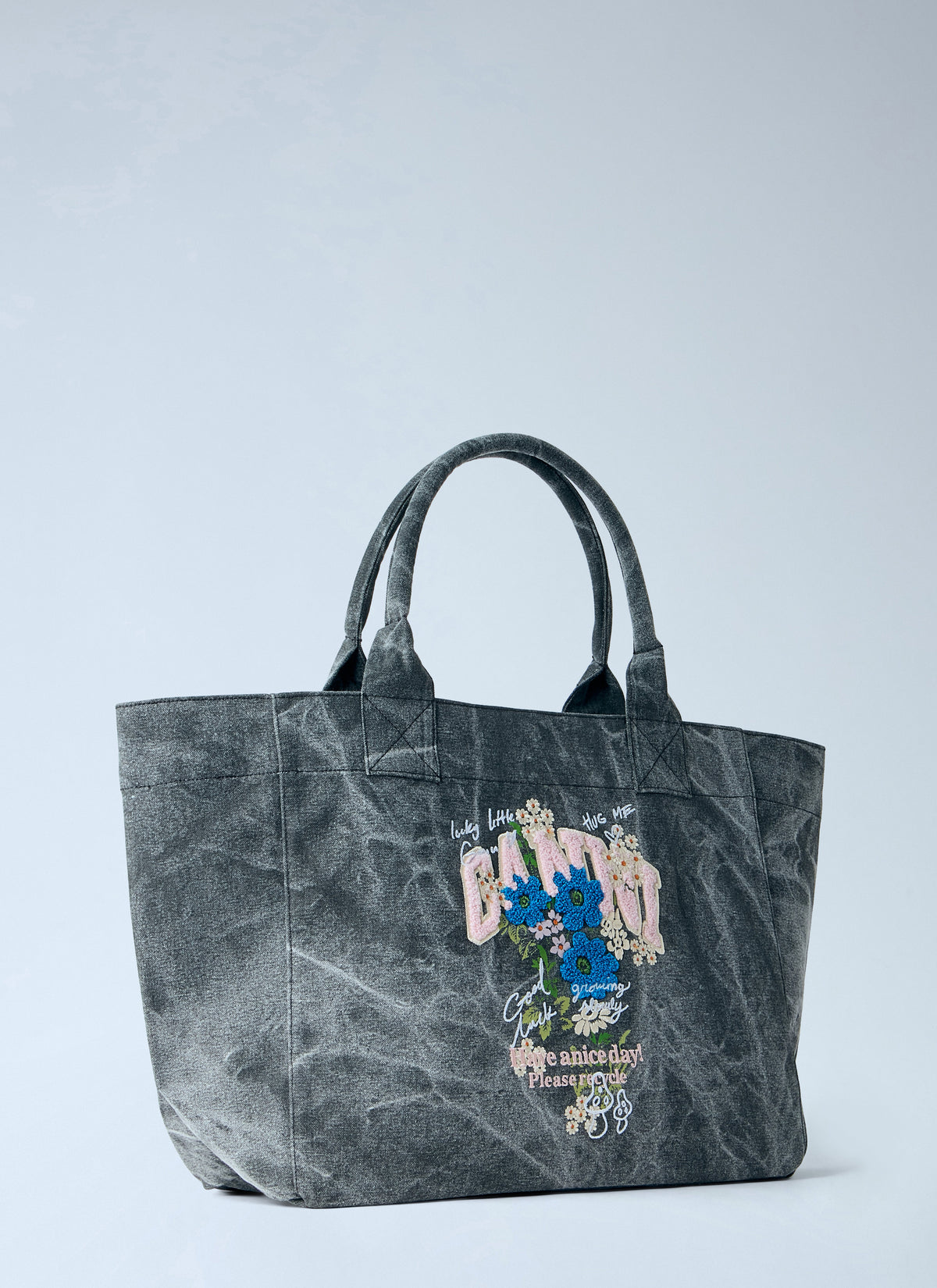Medium trapeze shopping bag