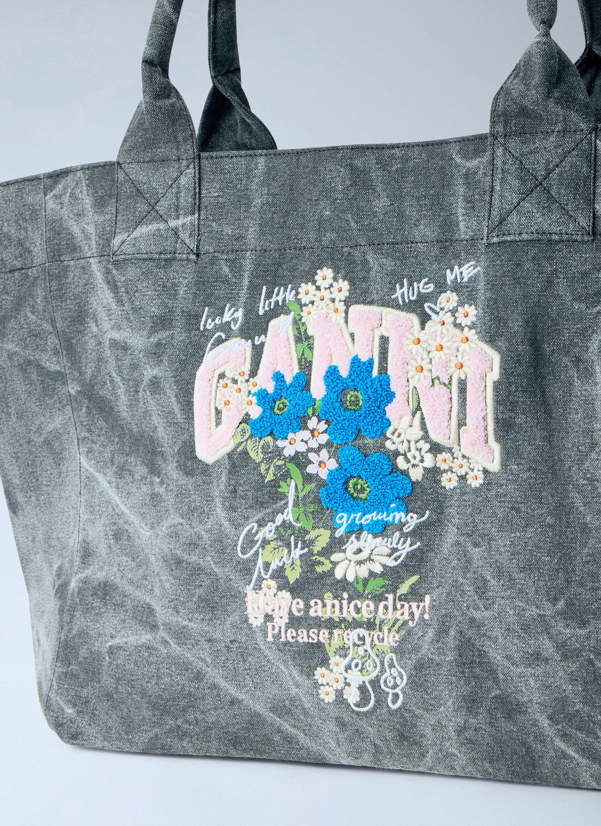 Medium trapeze shopping bag