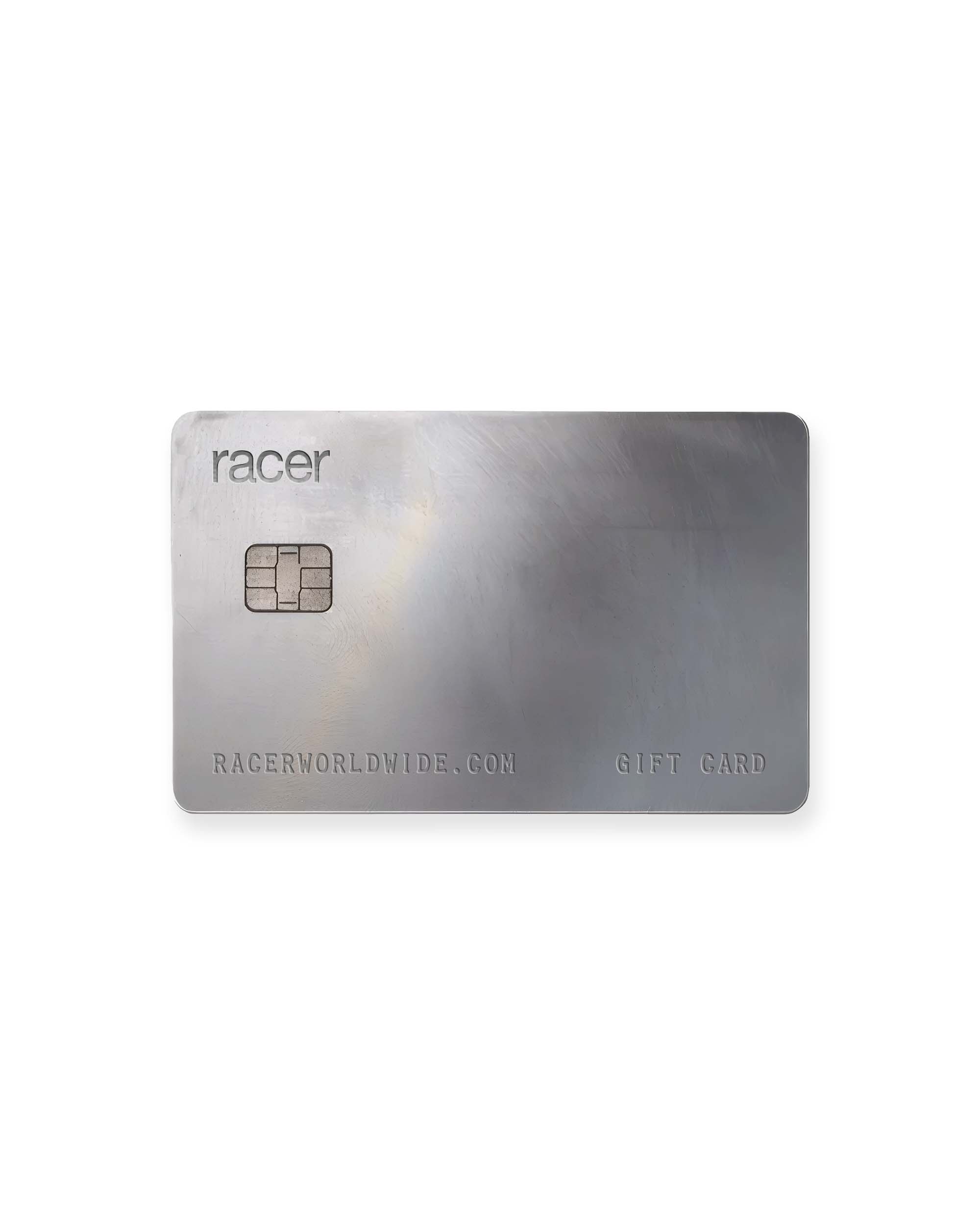 Racer gift card