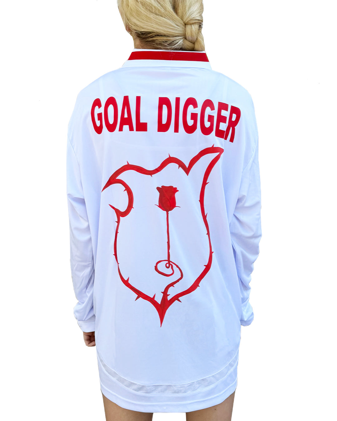 Goal digger football top