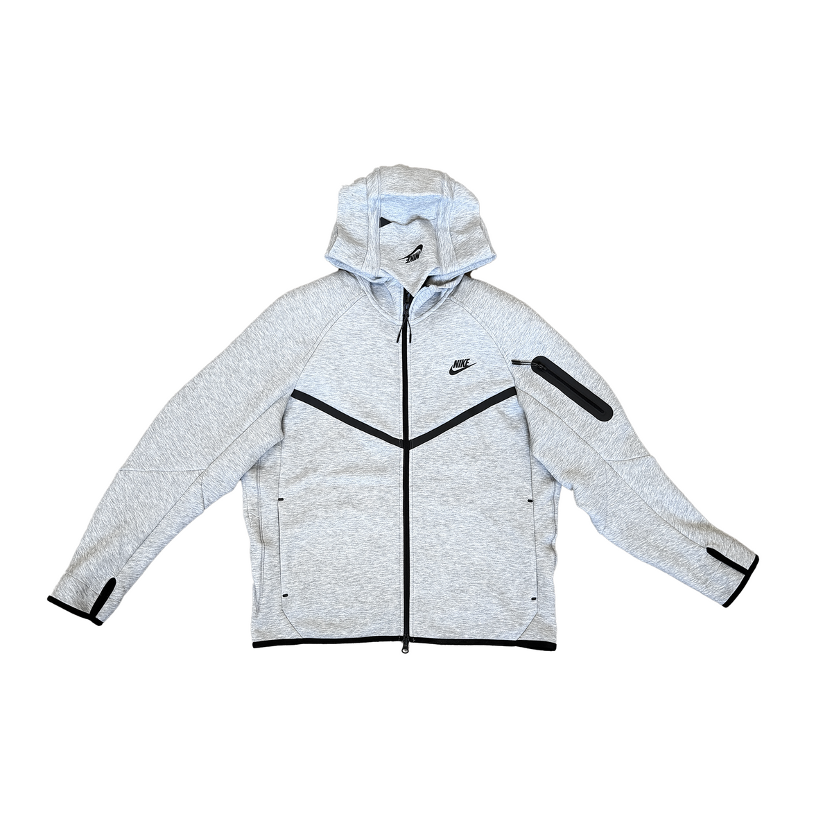 Techyfleece hoodie - heather grey