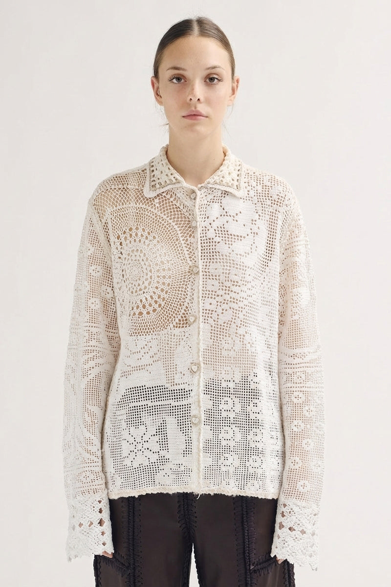 Camicia crochet sakura