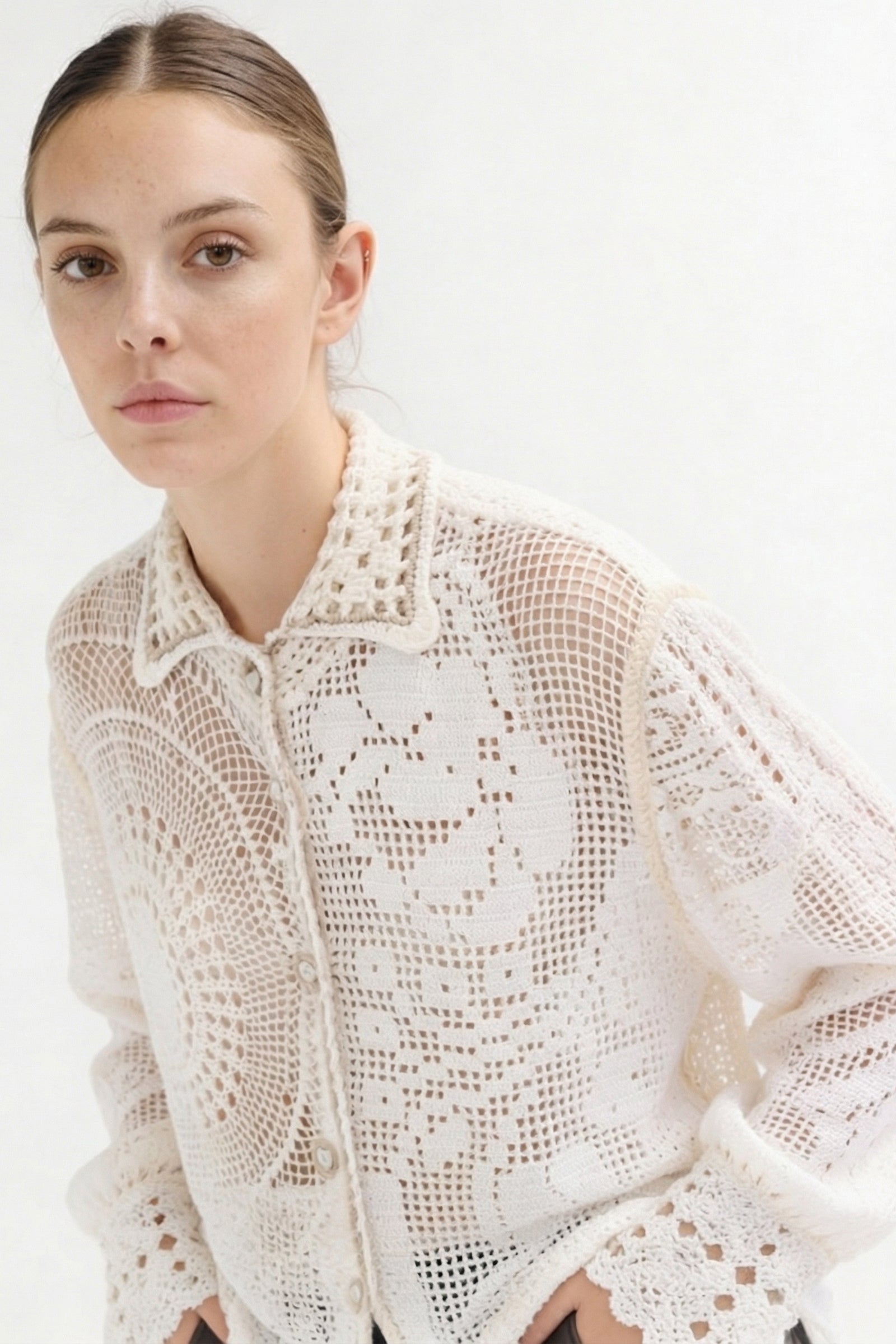 Camicia crochet sakura