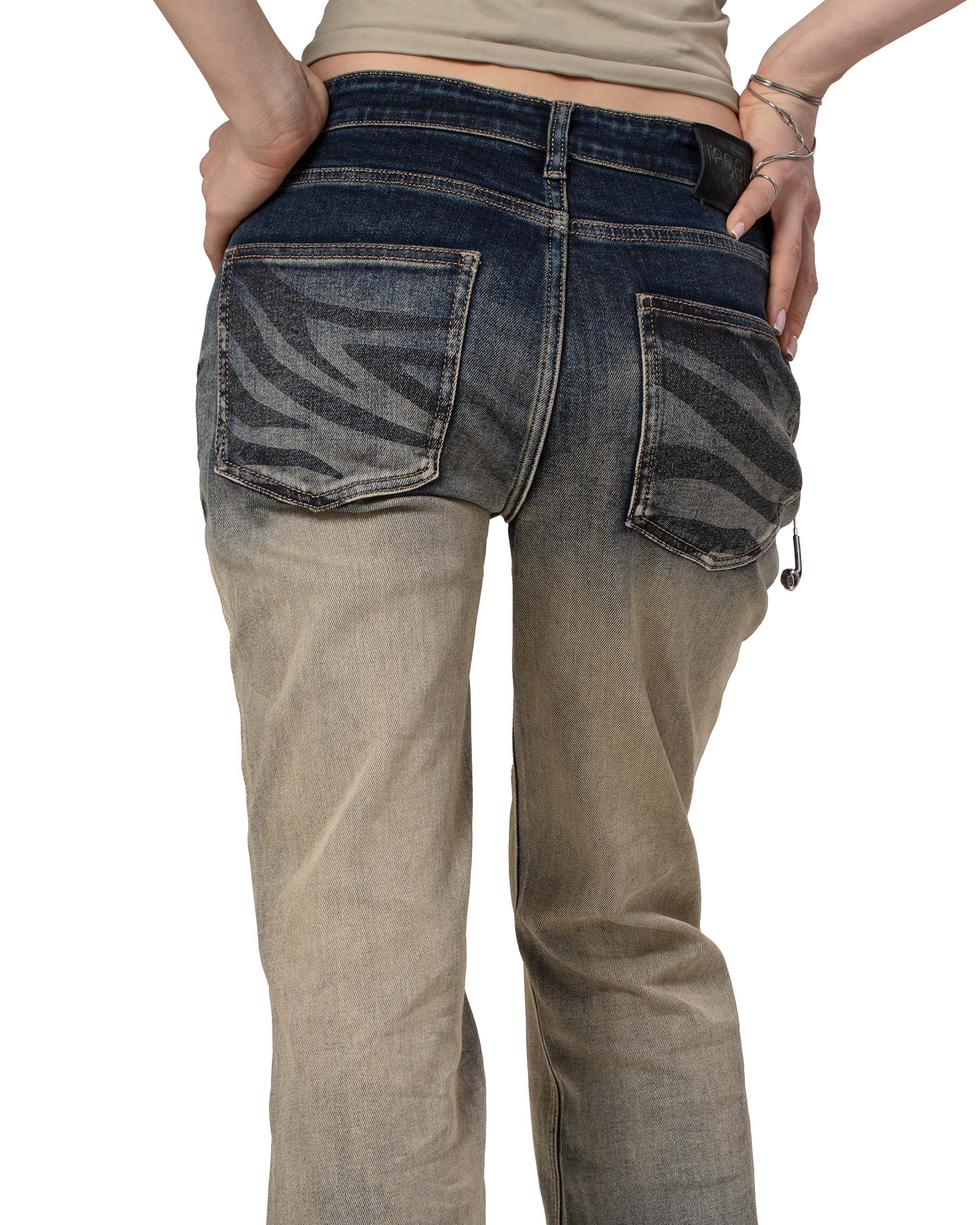 Bootcut fade denim