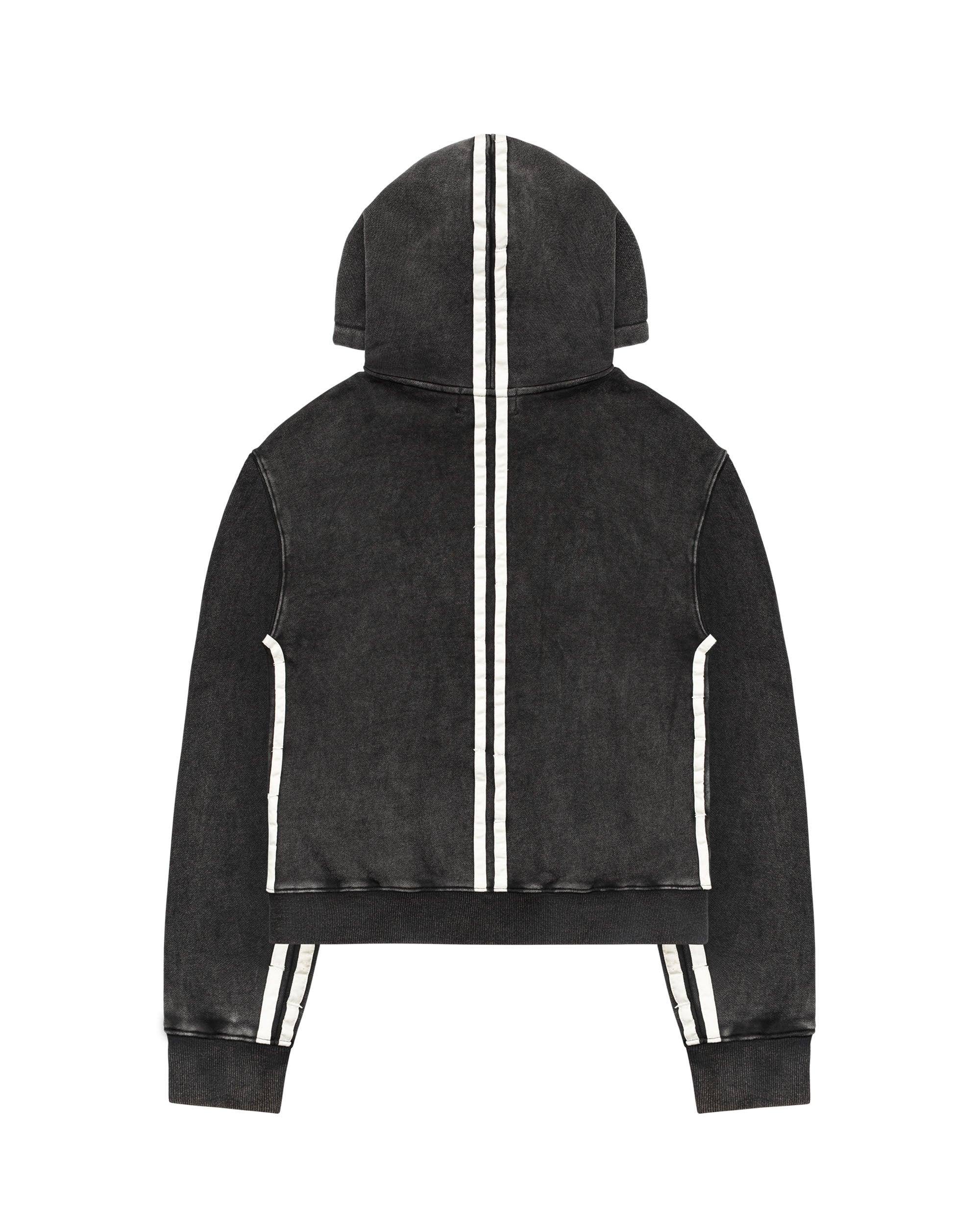 Zip track hoodie