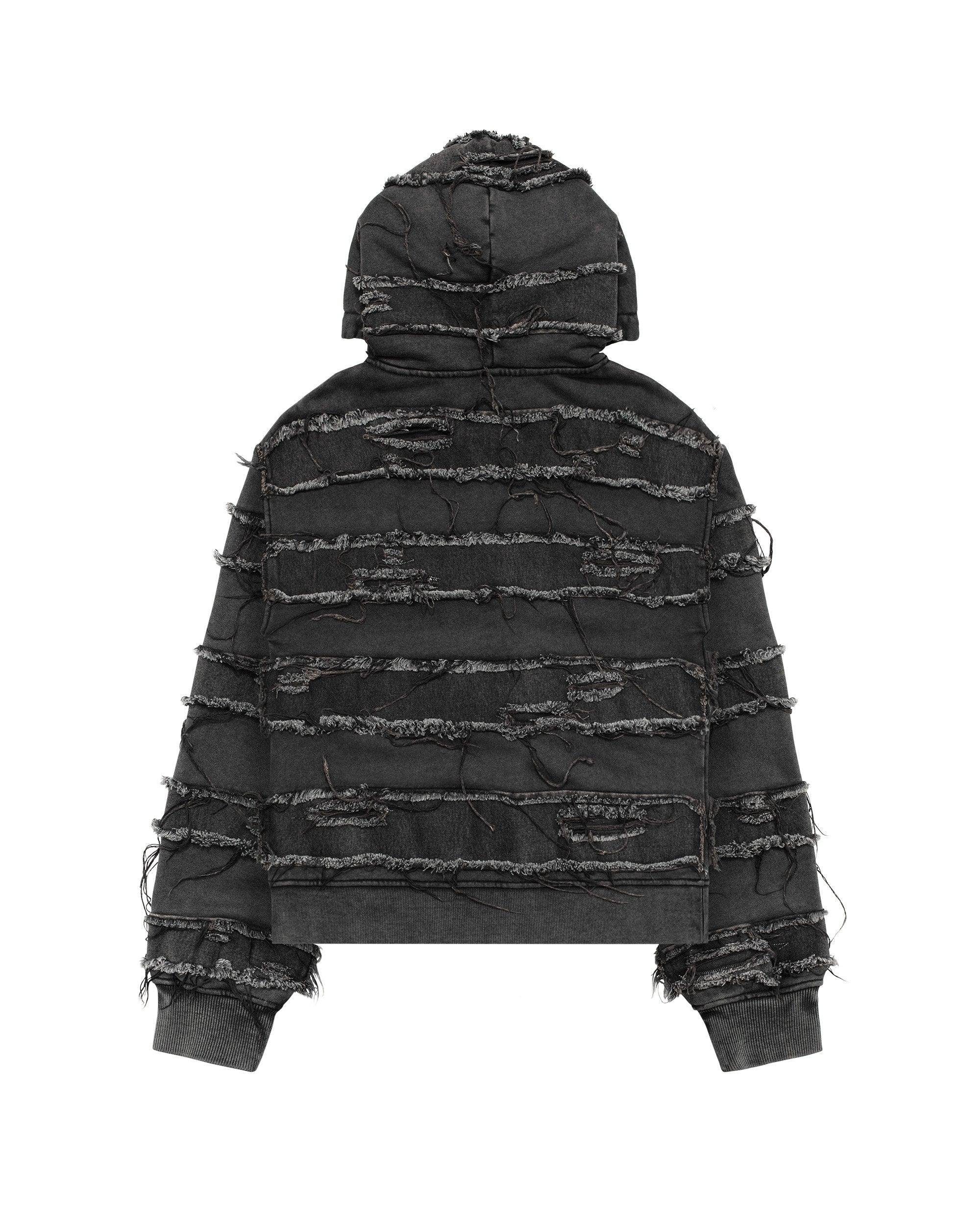 Washed flag hoodie