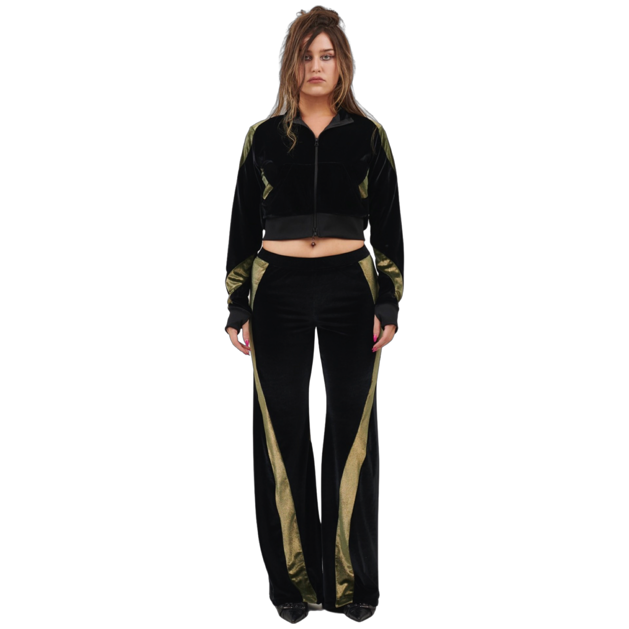 Spliced spider pant