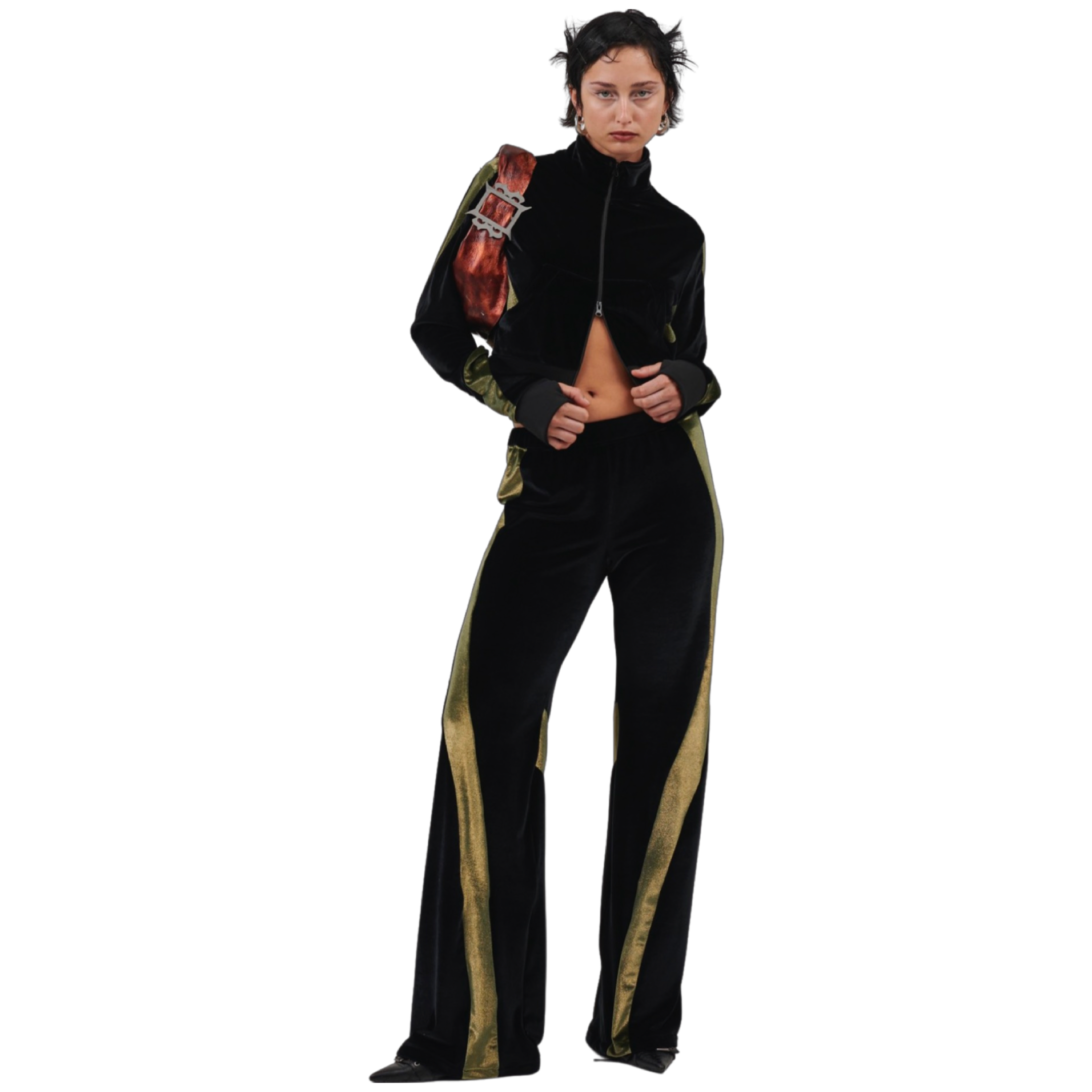 Spliced spider pant