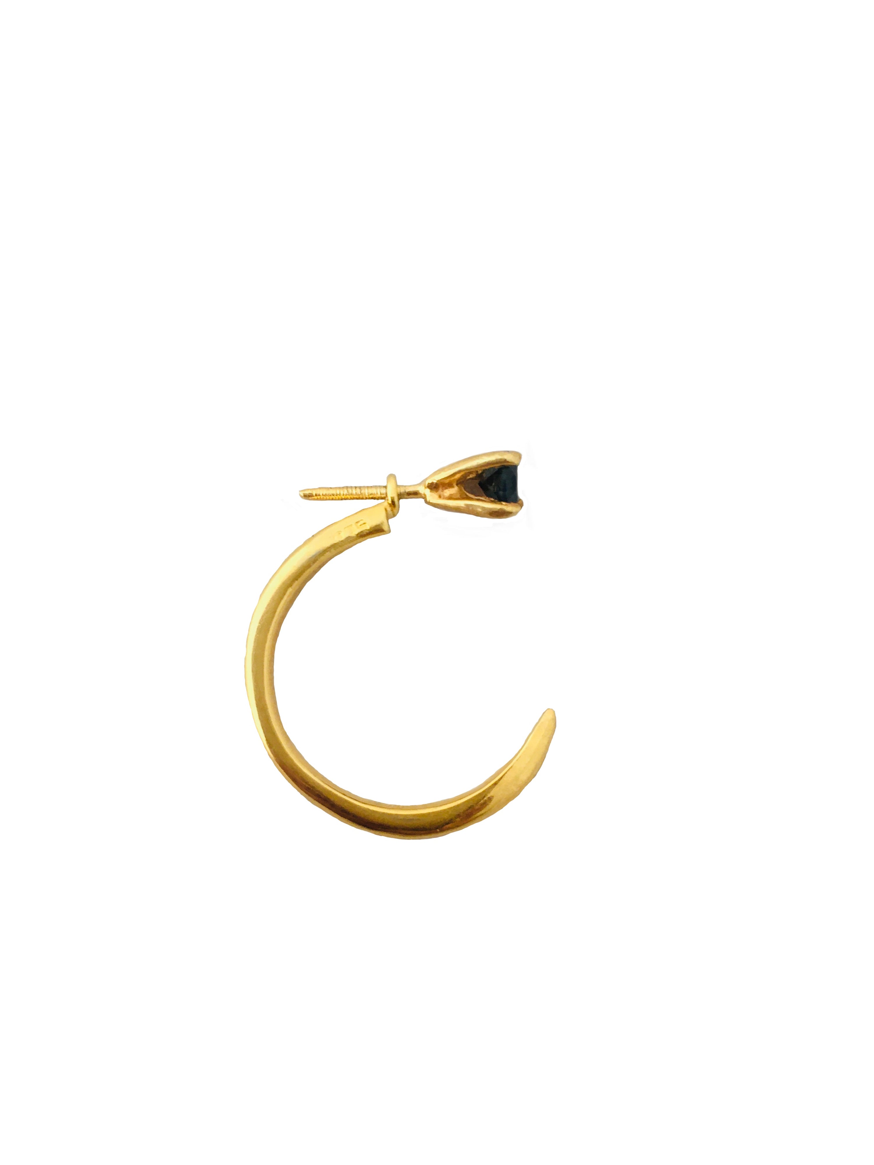Luna sapphire earring