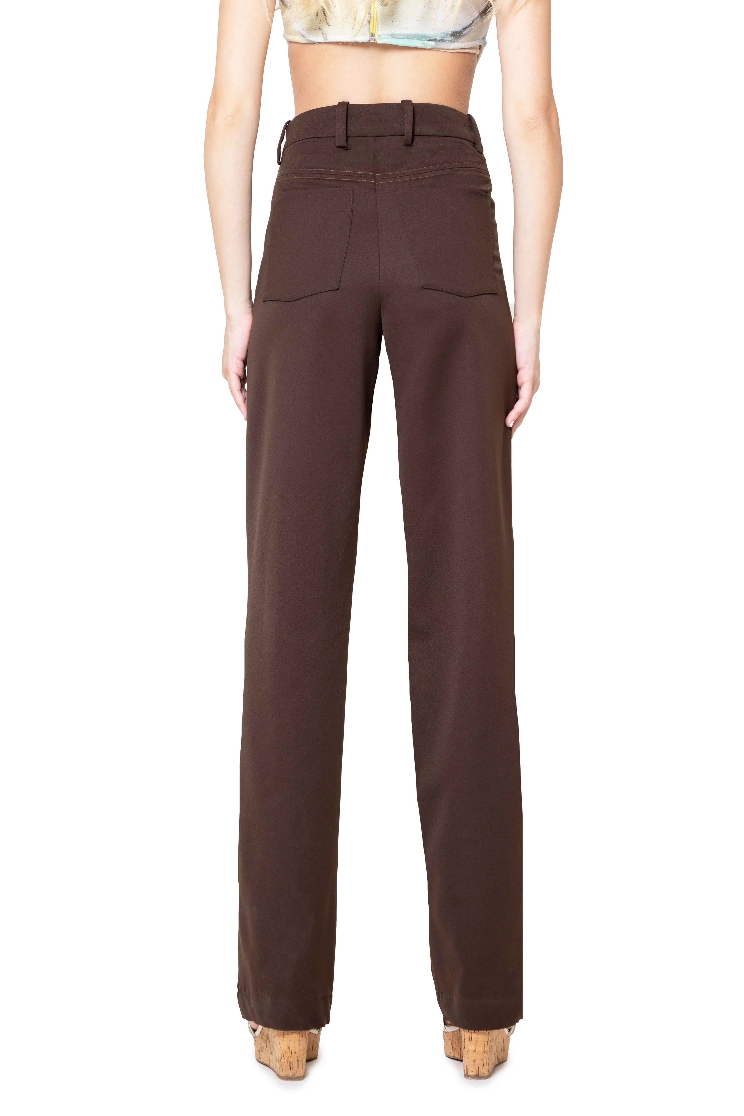 Brown inspection trousers