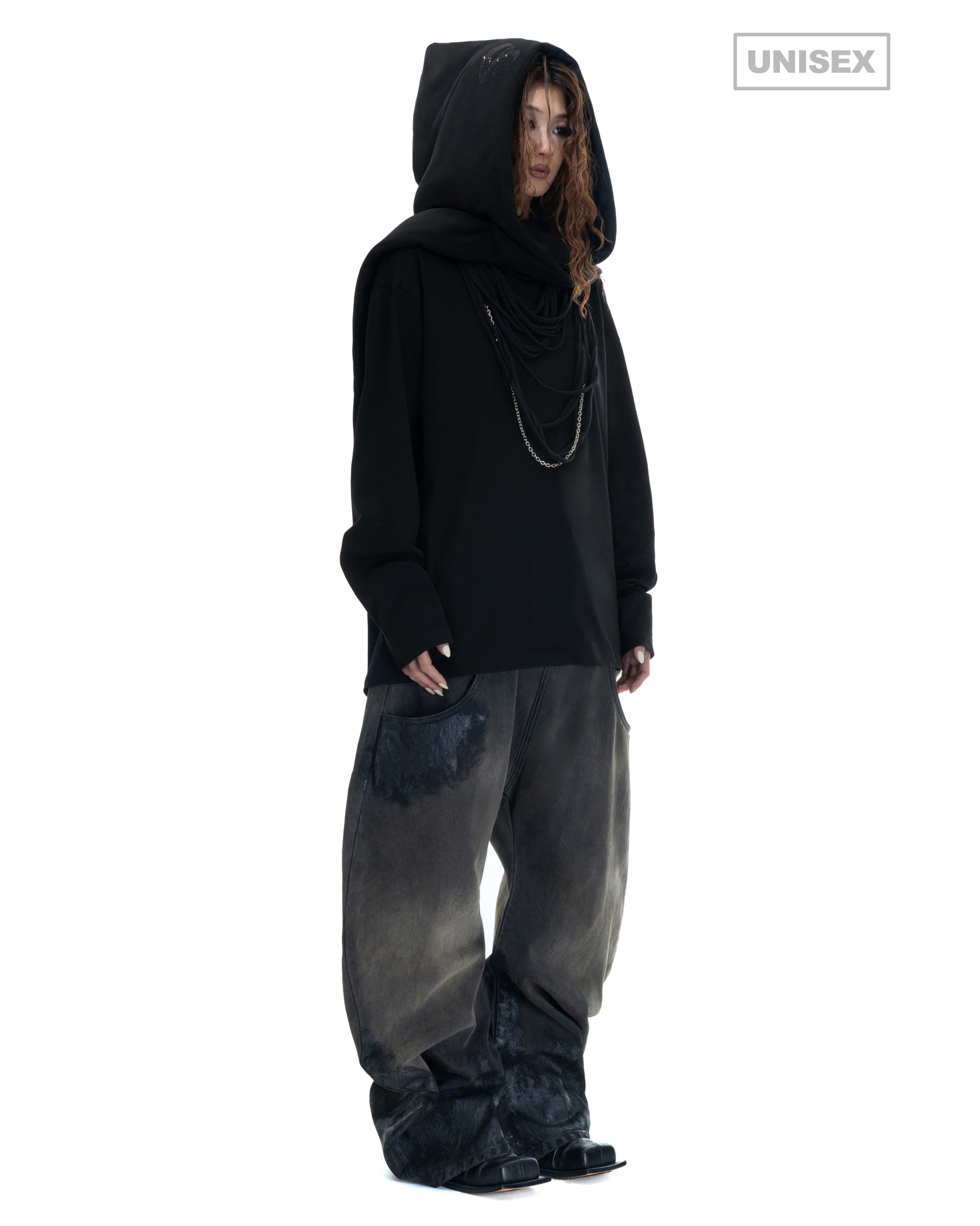 Shadow dust- hooded sweatshirt