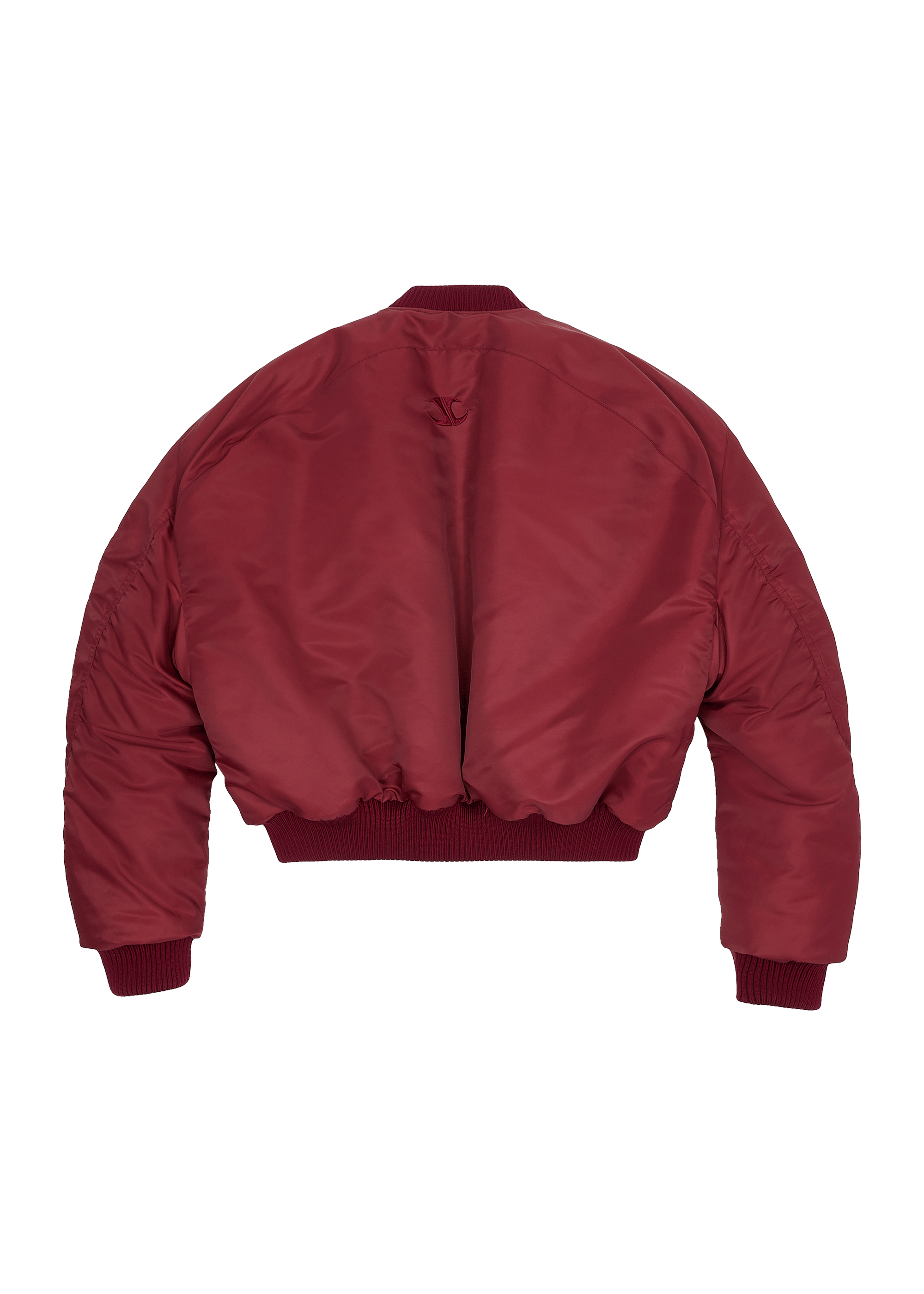 Bulldog bomber maroon