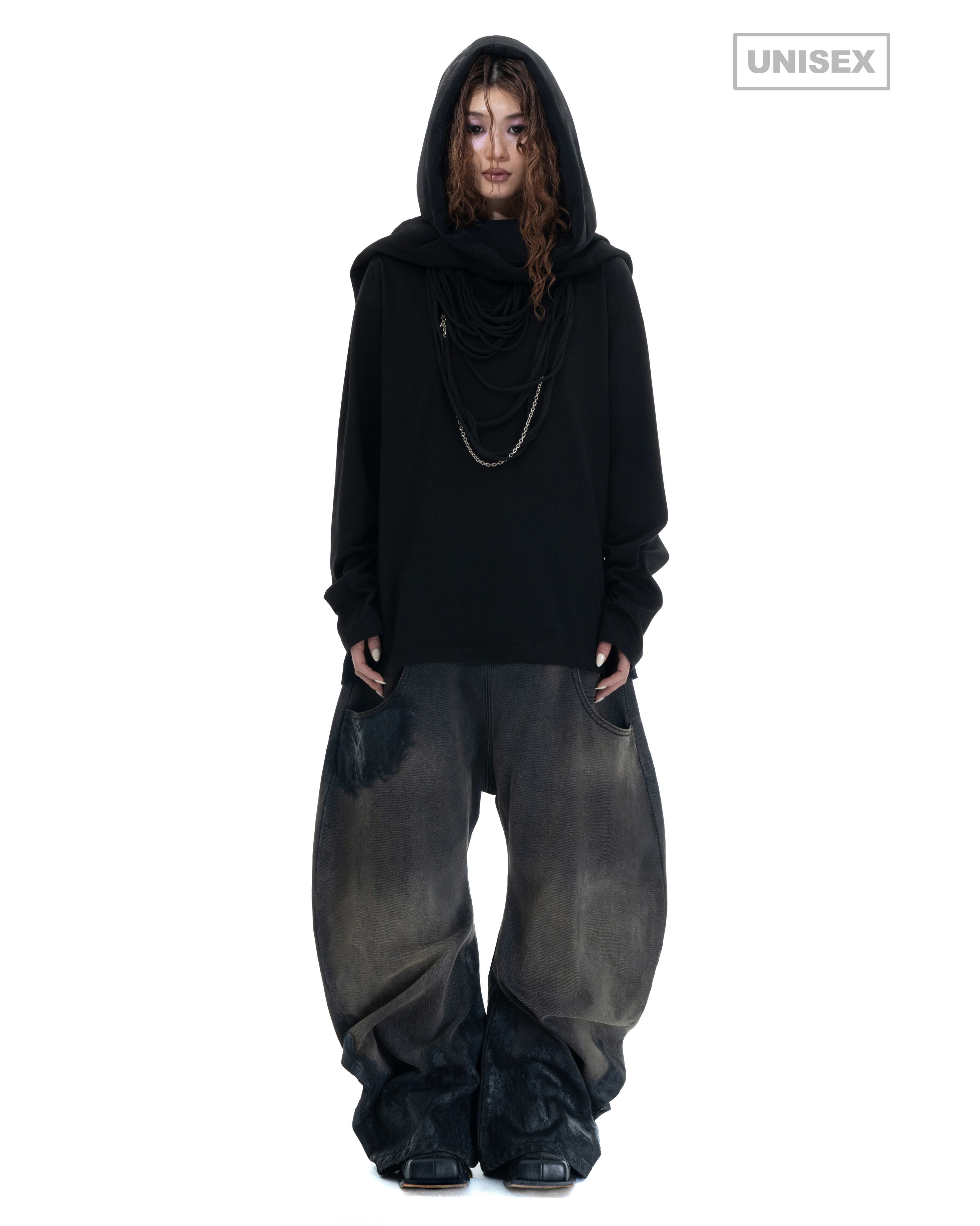 Shadow dust- hooded sweatshirt