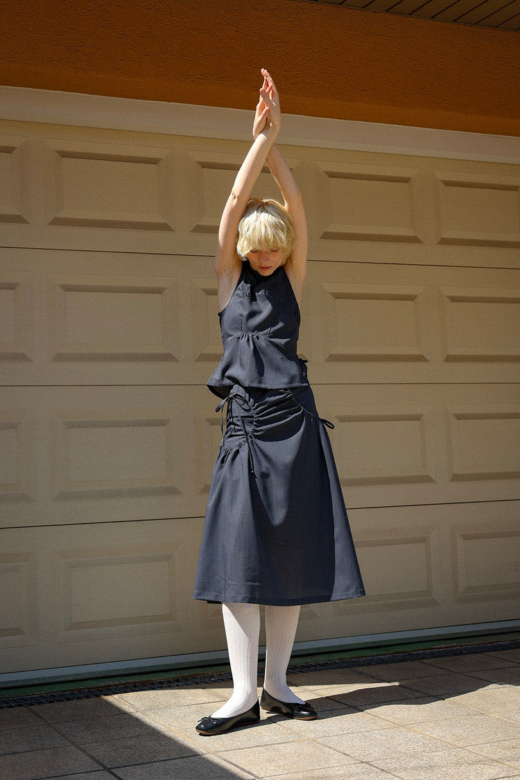 Land top - navy