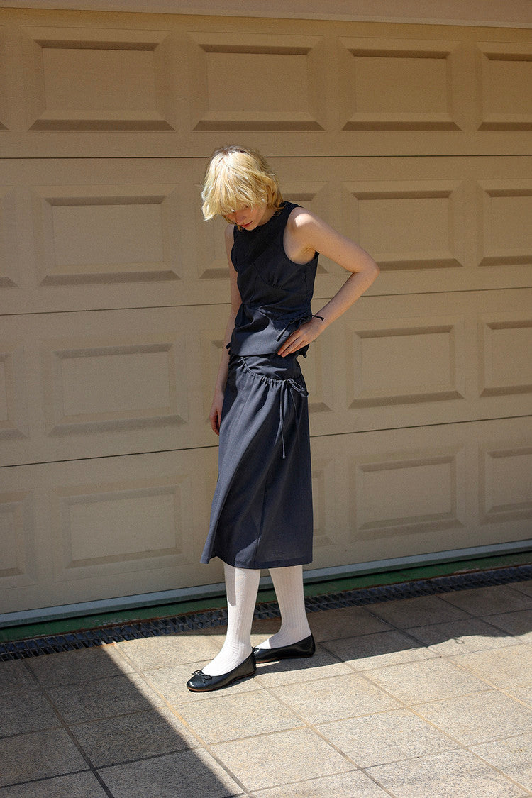 Land top - navy