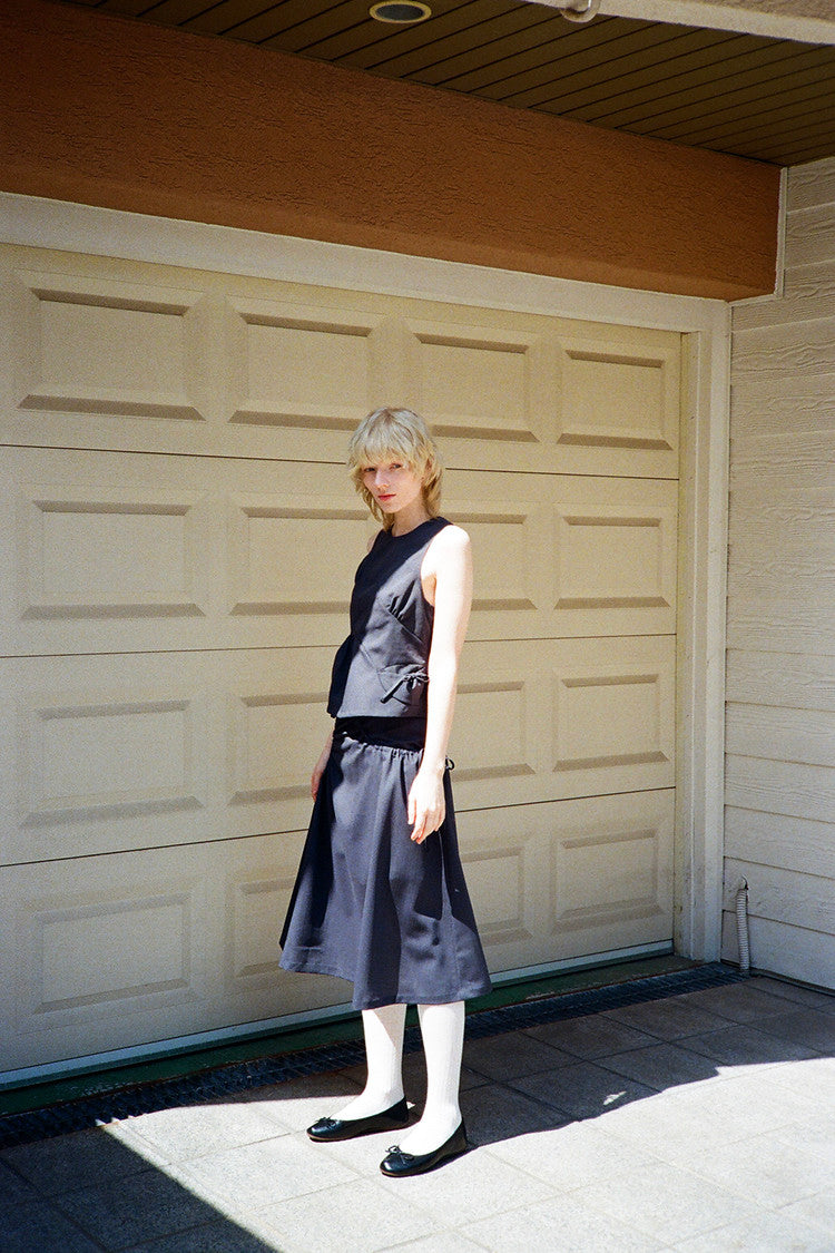 Land top - navy
