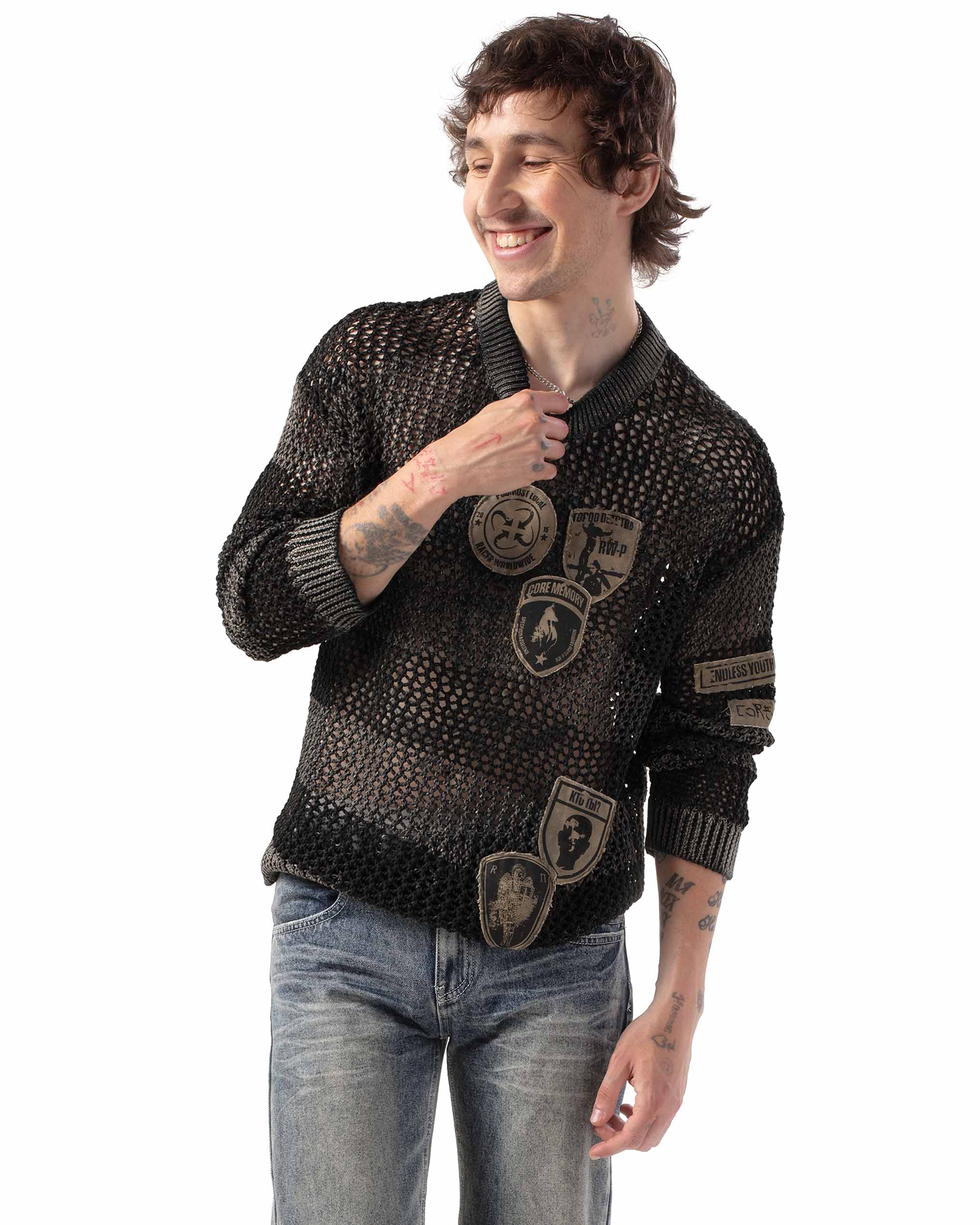 Racer x podmost net sweater