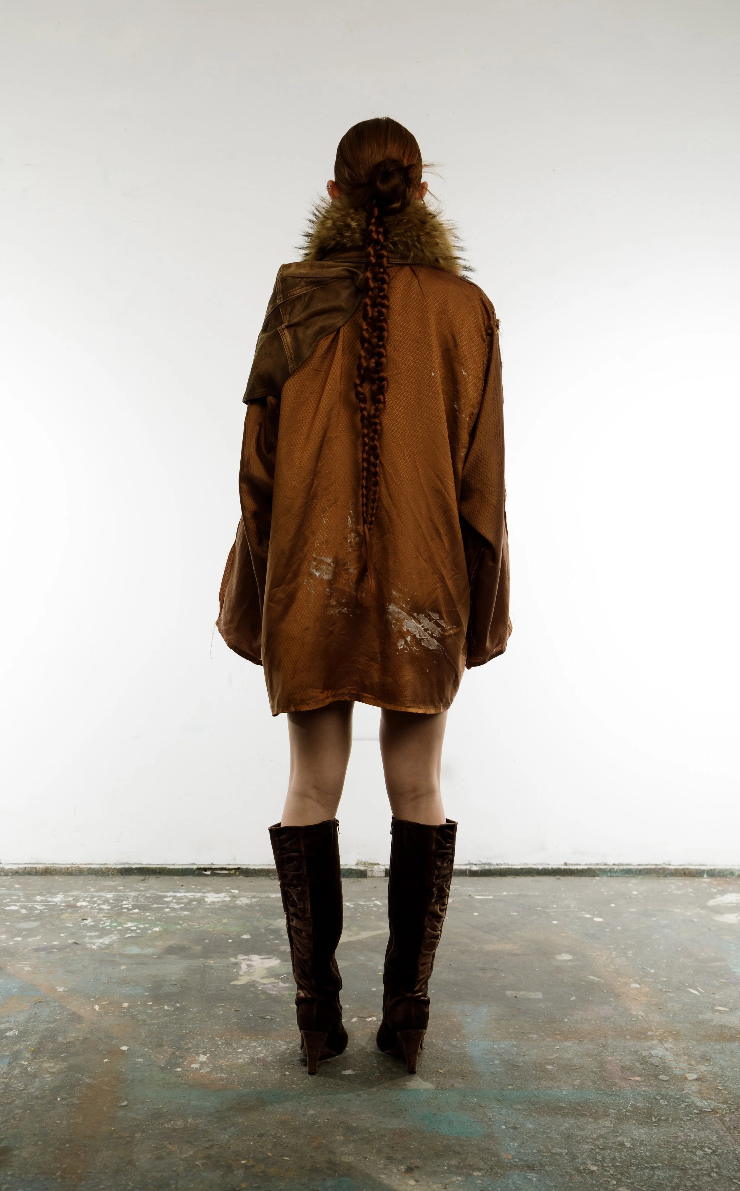 Artisanal leather jacket
