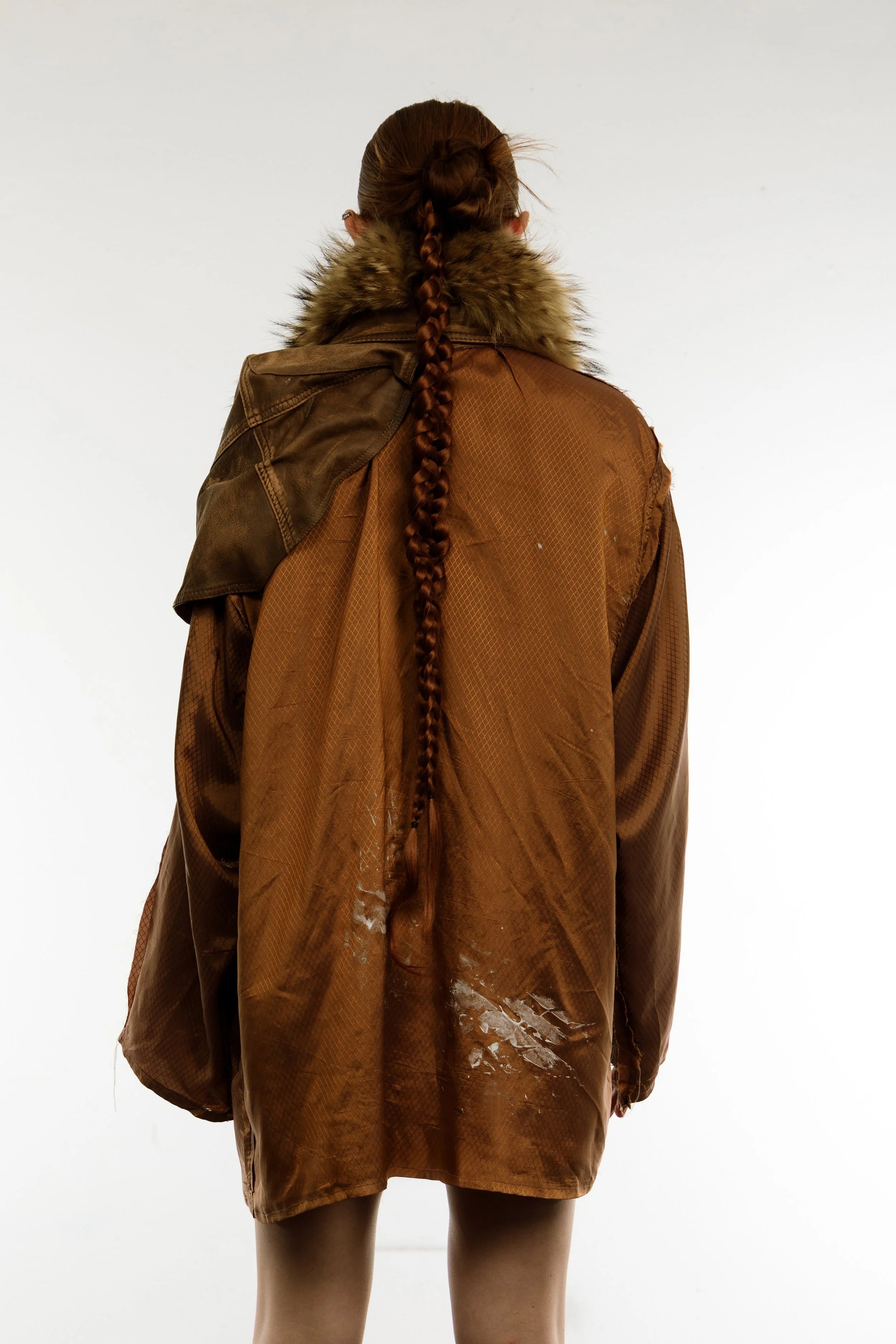 Artisanal leather jacket
