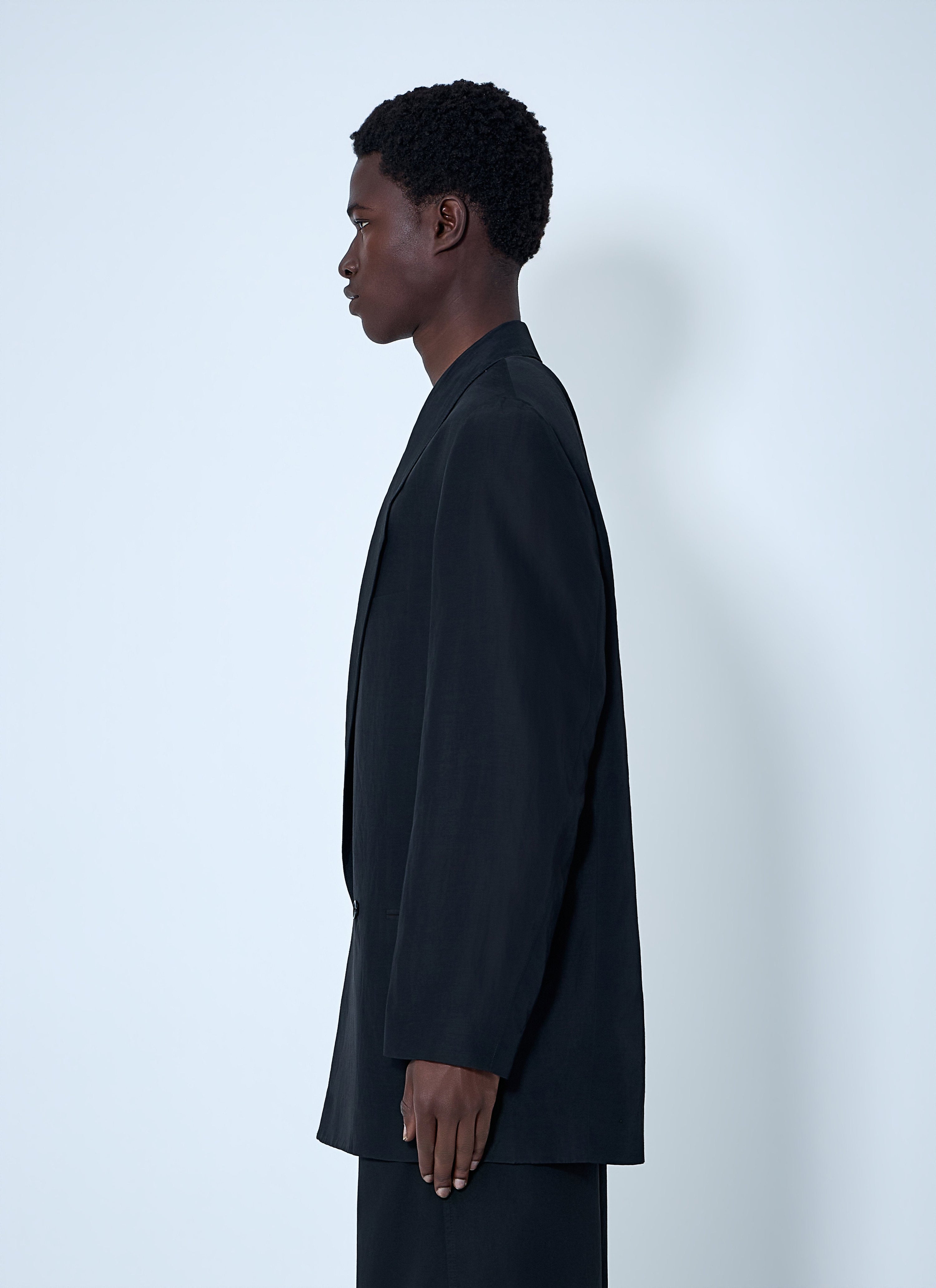 Double-breasted tailored blazer