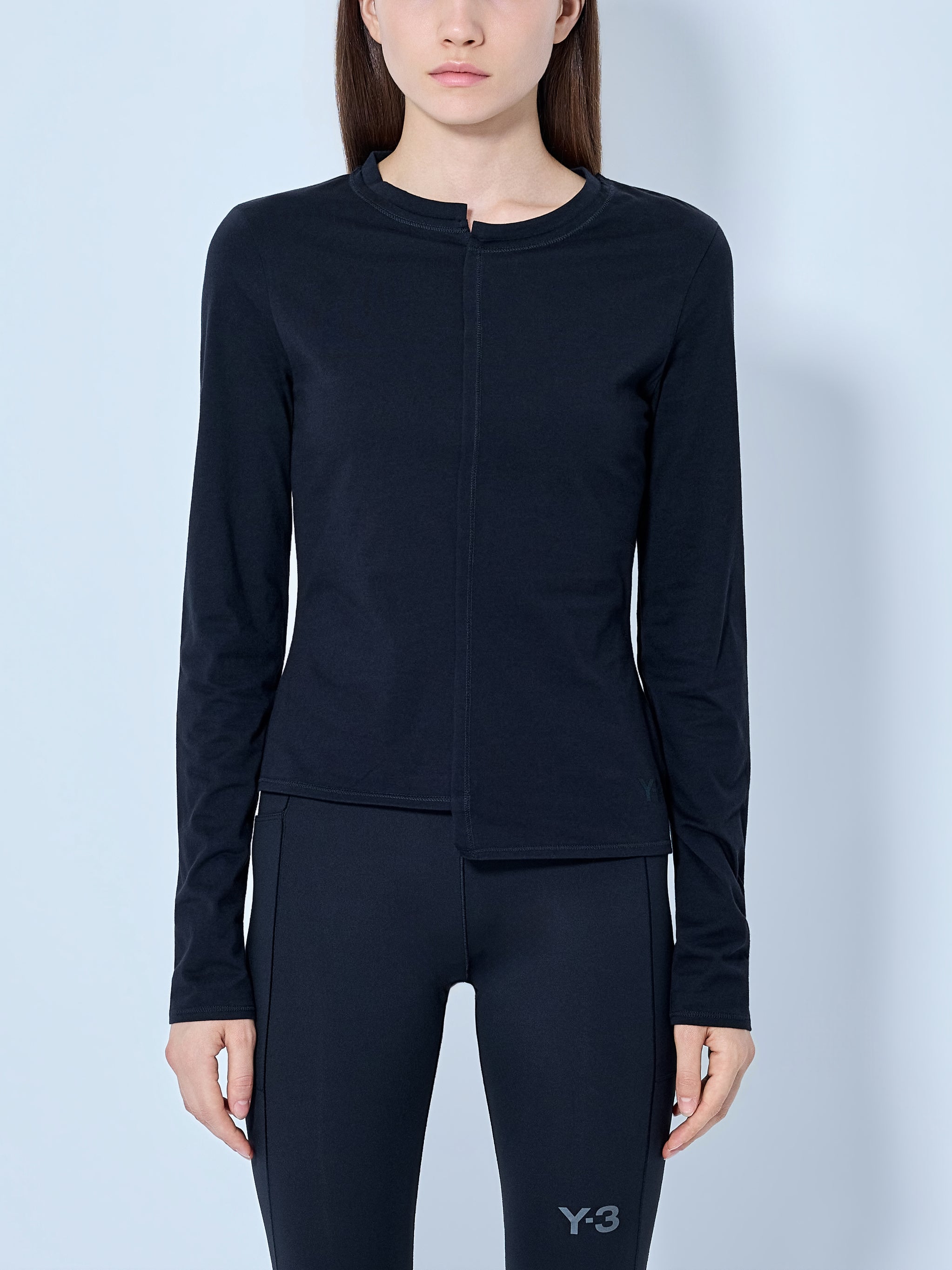 Long sleeve crewneck top