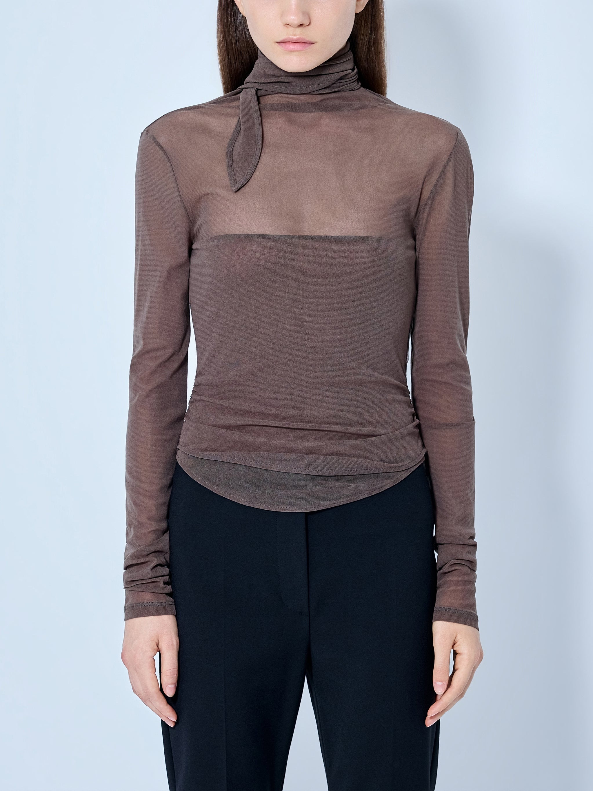 Ballerina foulard top