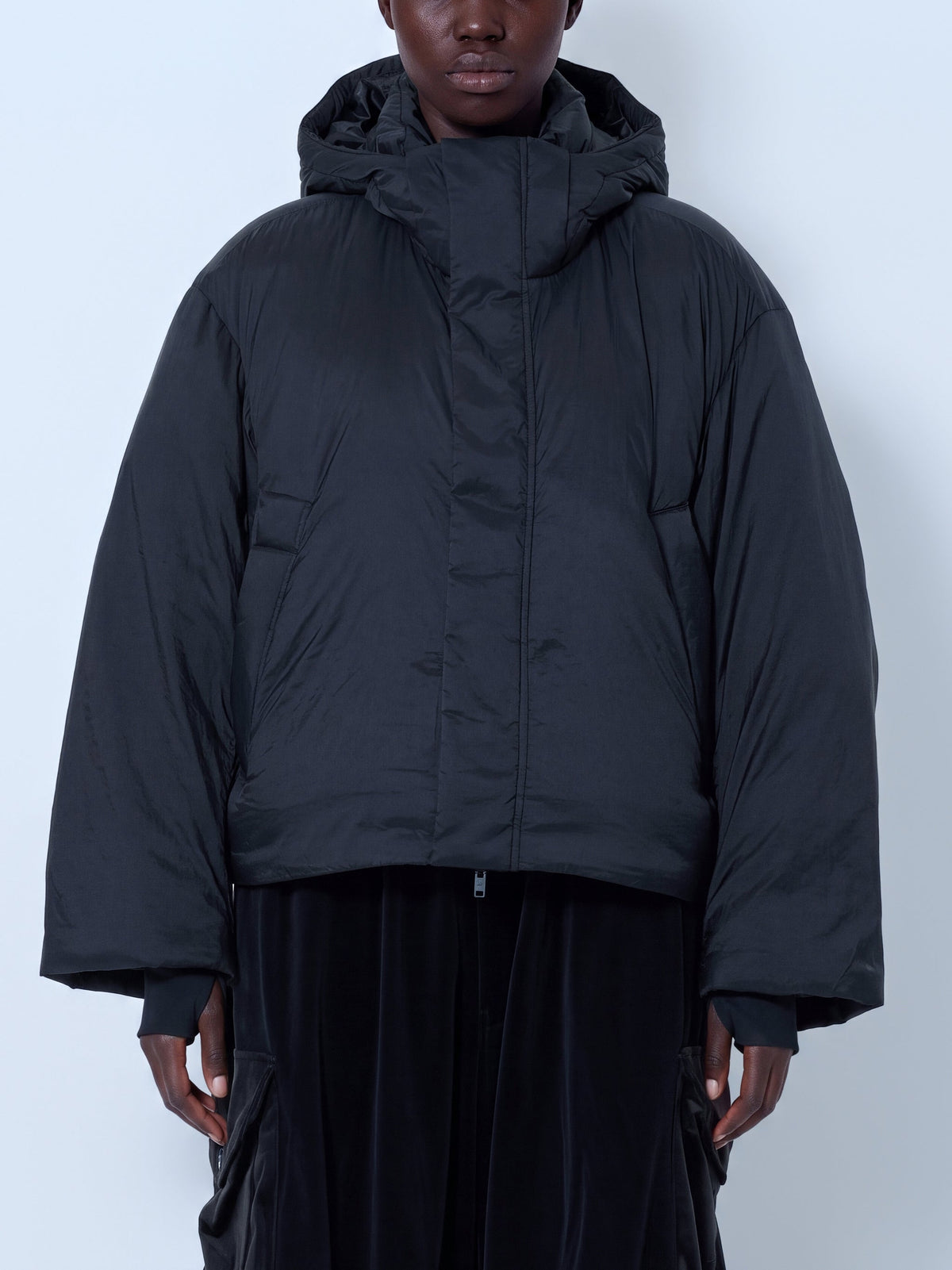 Hooded puffer jacket