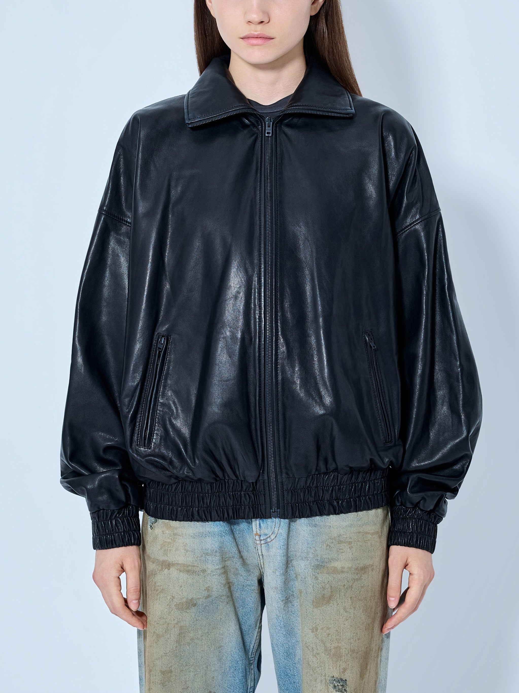 Leather jacket