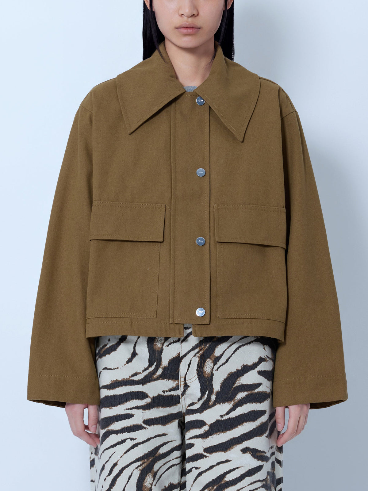 Workwear canvas short barn jacket