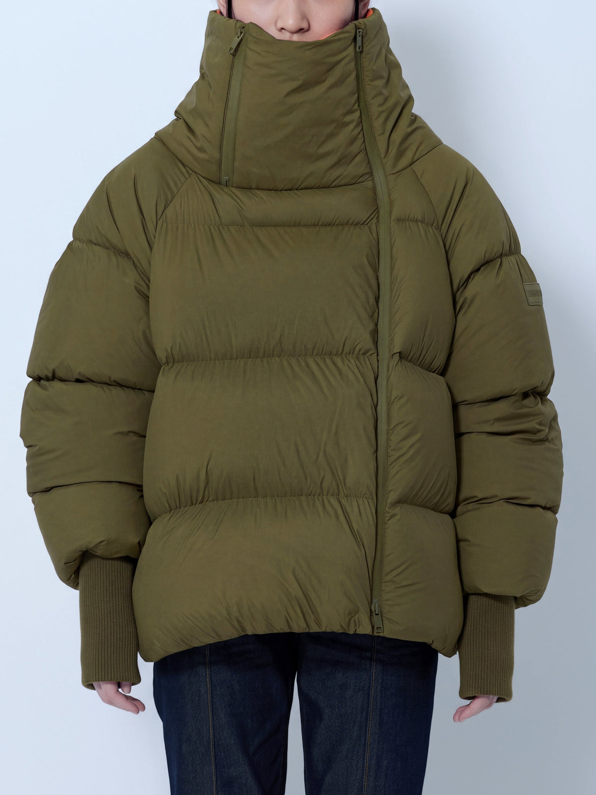 Future nylon quilt puffer jacket