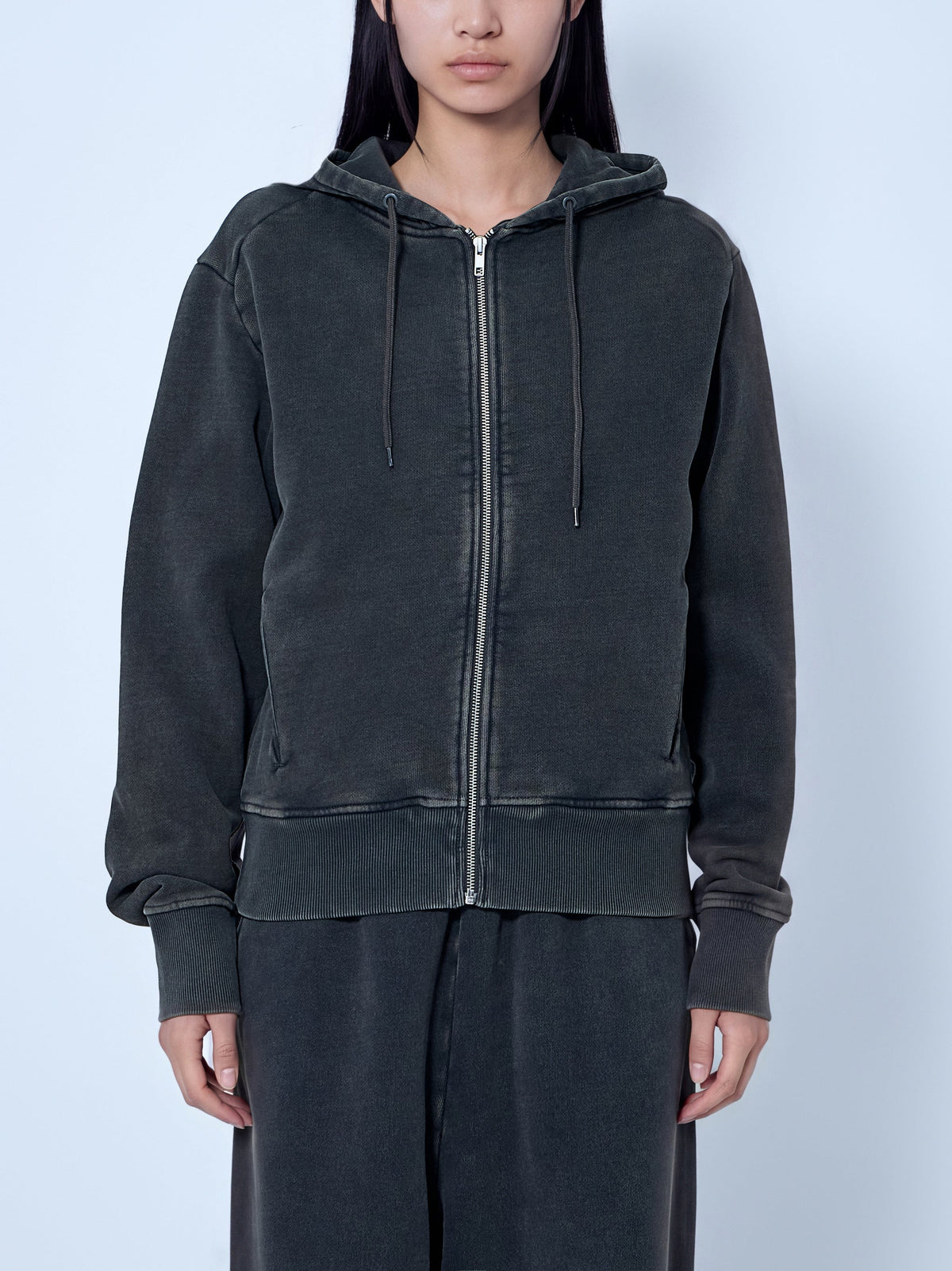 Zip-up hoodie