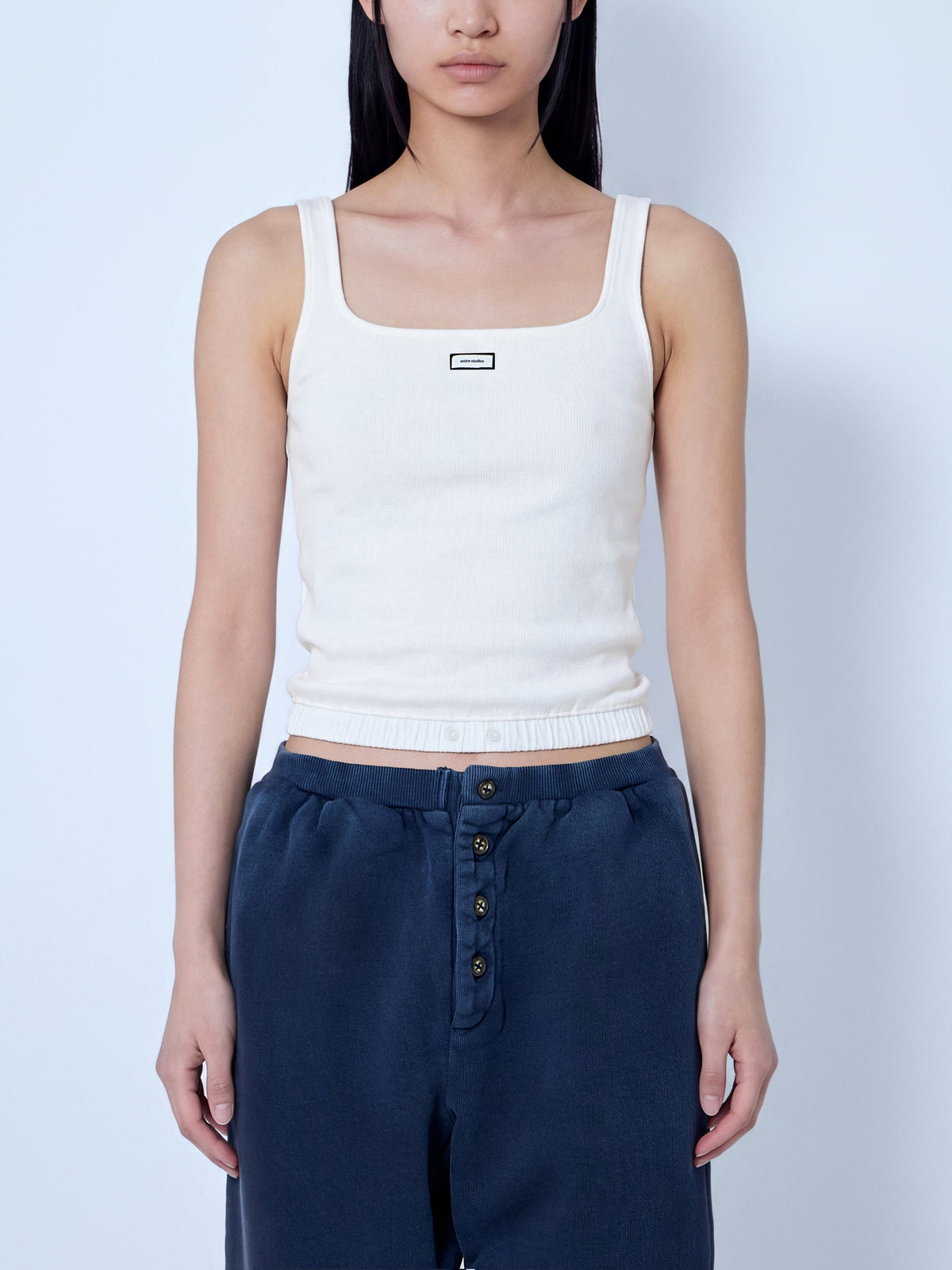 Ribbed tank top