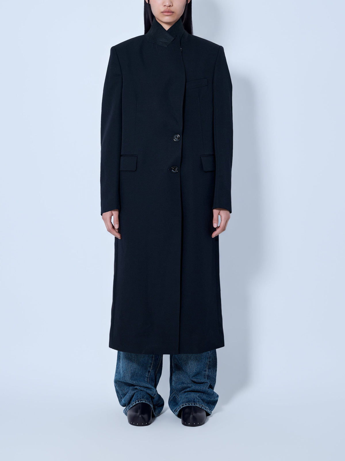 Manta gabardine coat