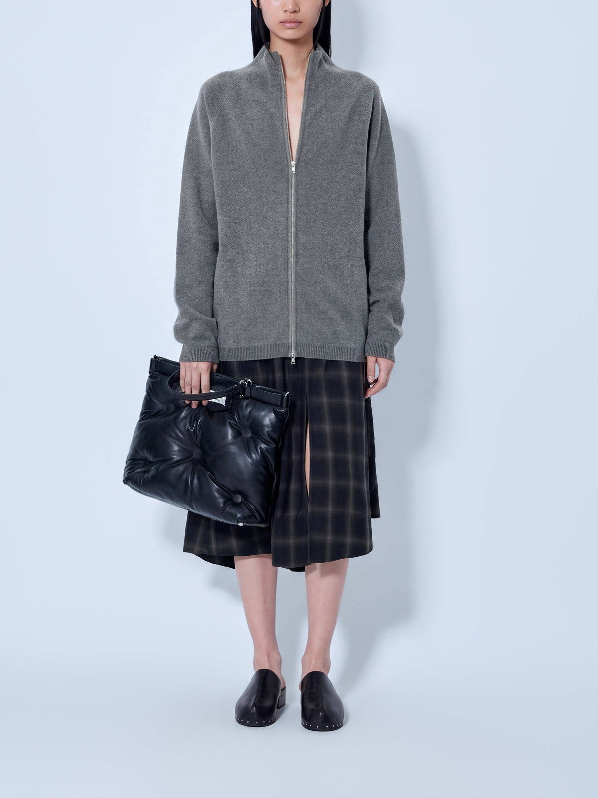 Dash zip cardigan