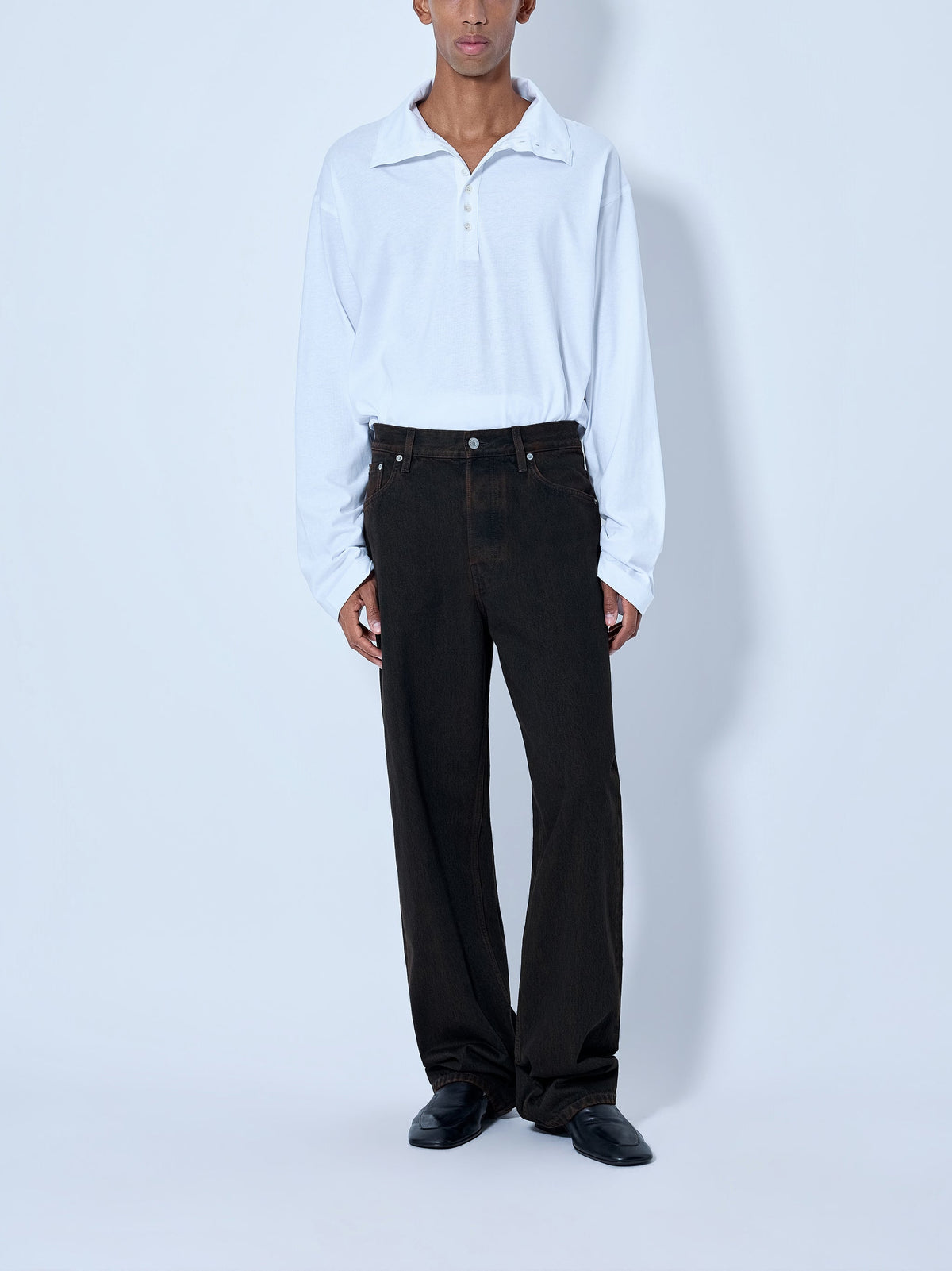 Hegon long sleeve polo shirt