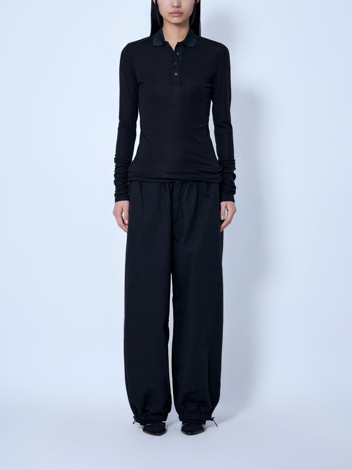 Long sleeve polo