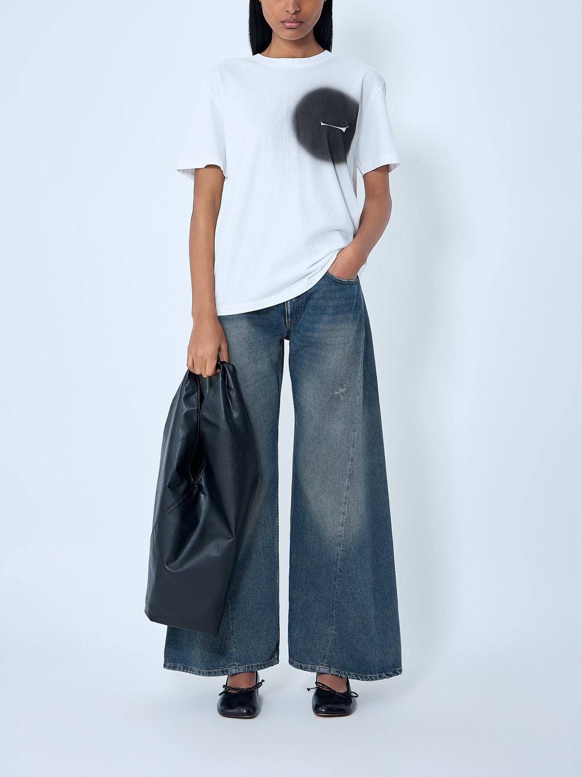 Logo motif t-shirt