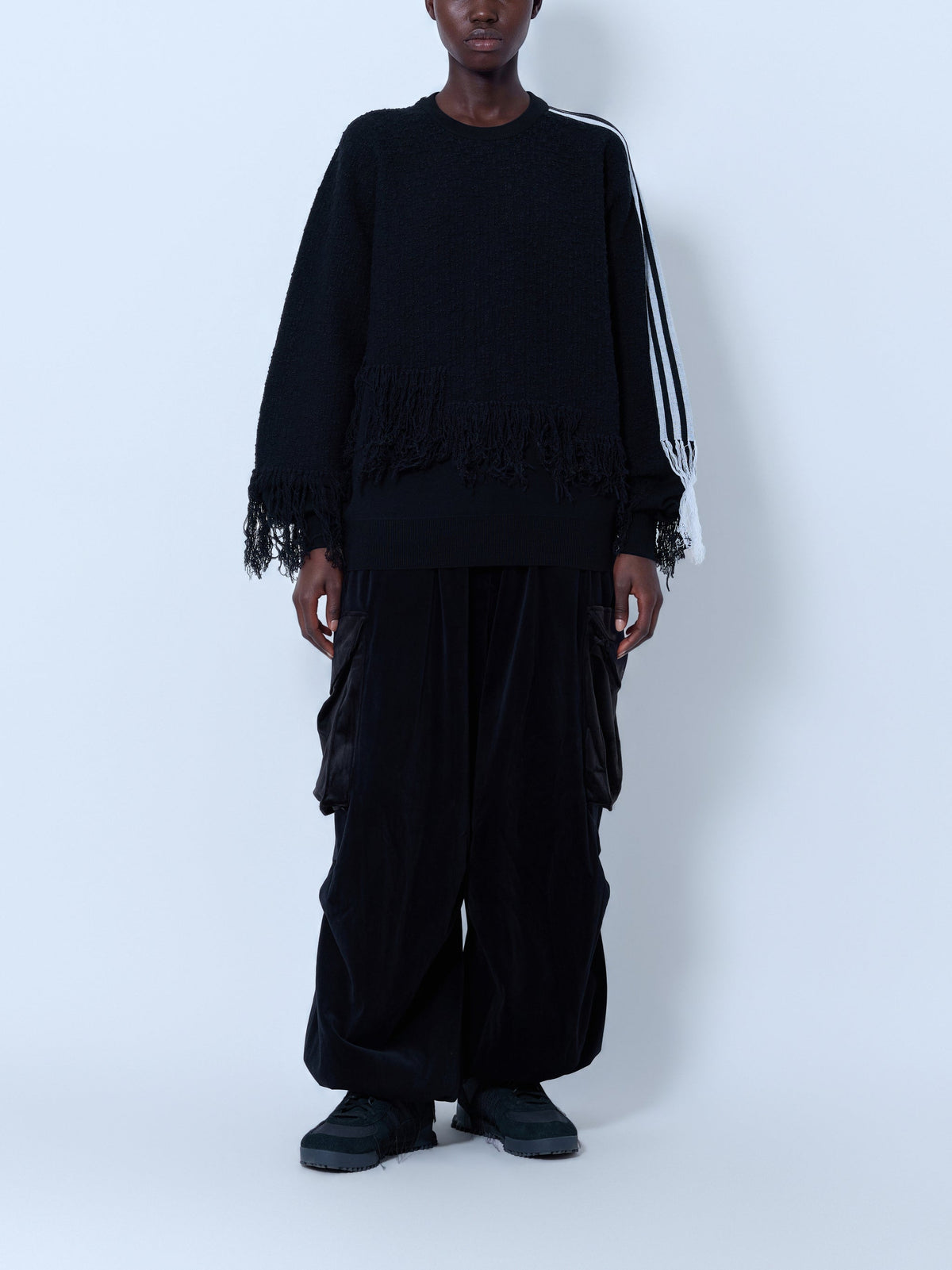 Velvet corduroy cargo pants