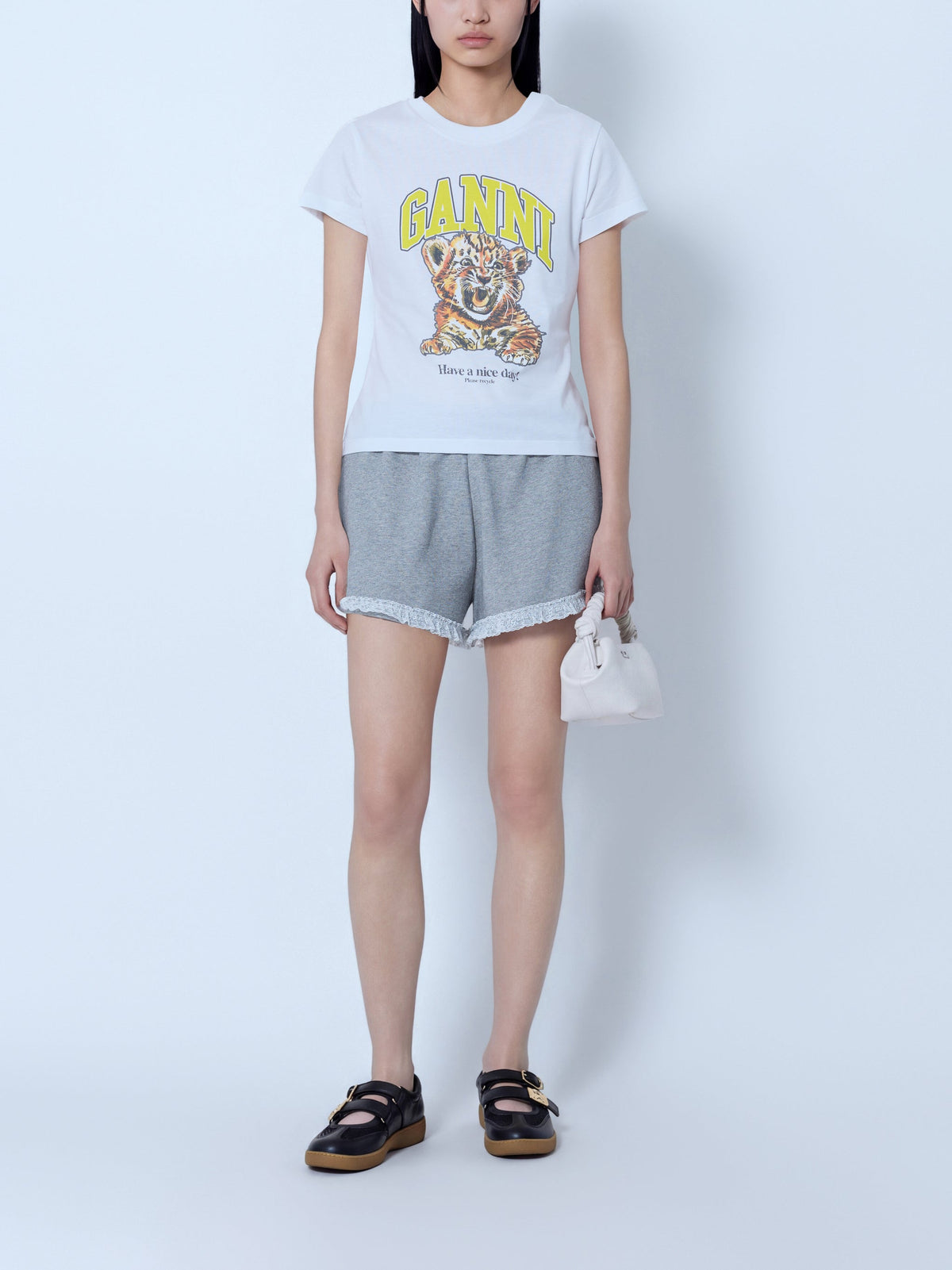 Basic cotton baby tiger t-shirt
