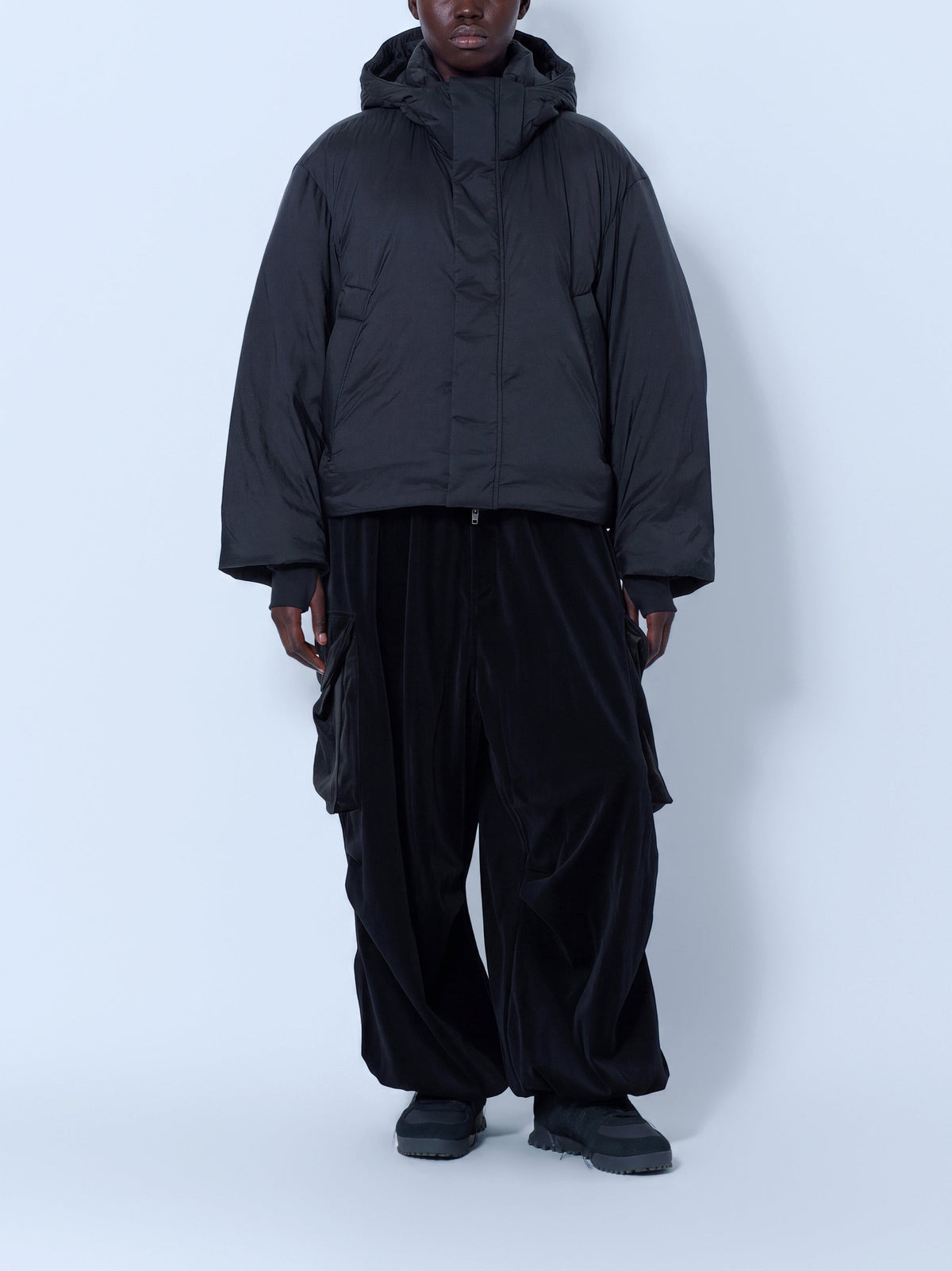 Hooded puffer jacket