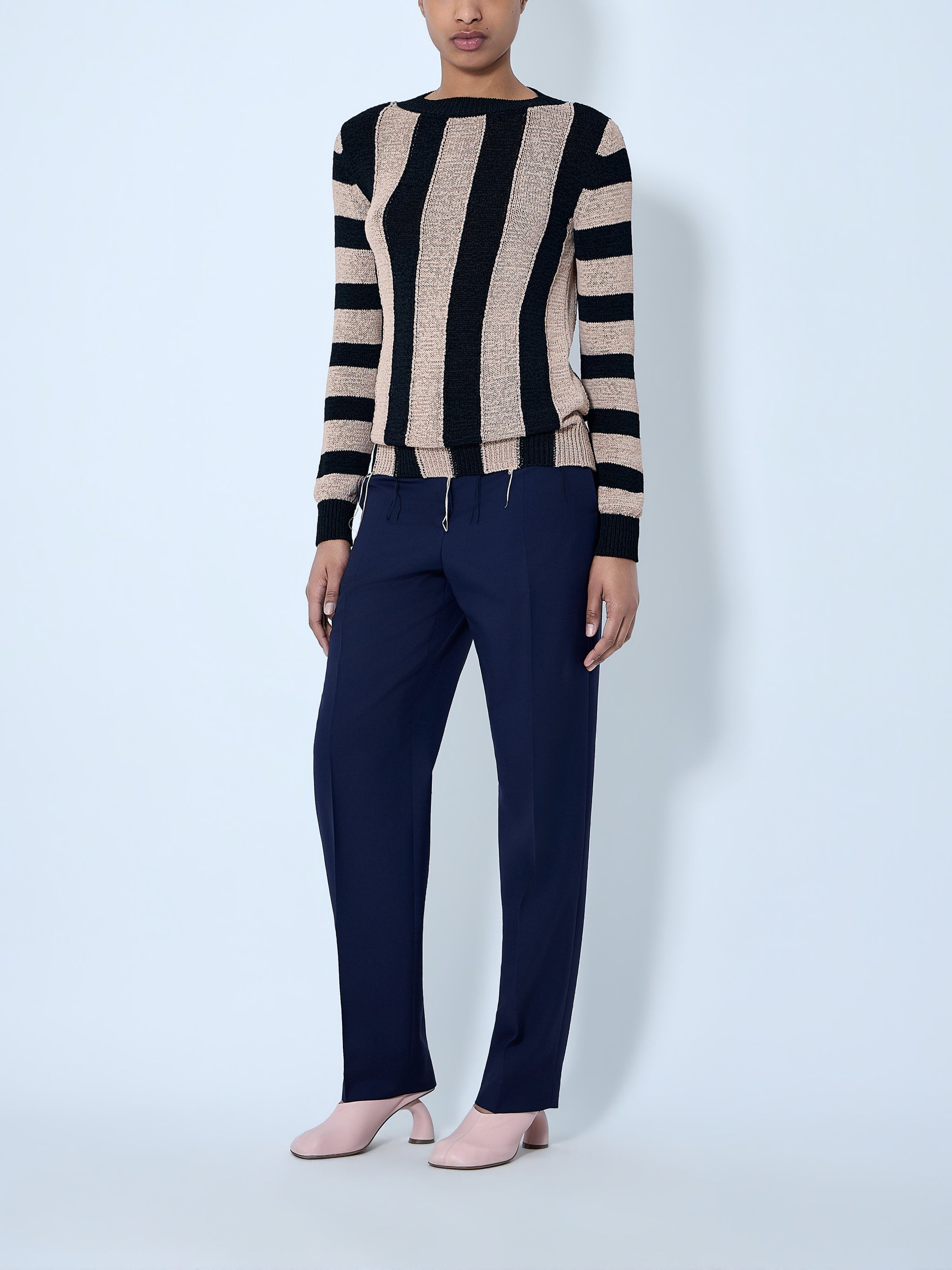 Wool tailored trousers