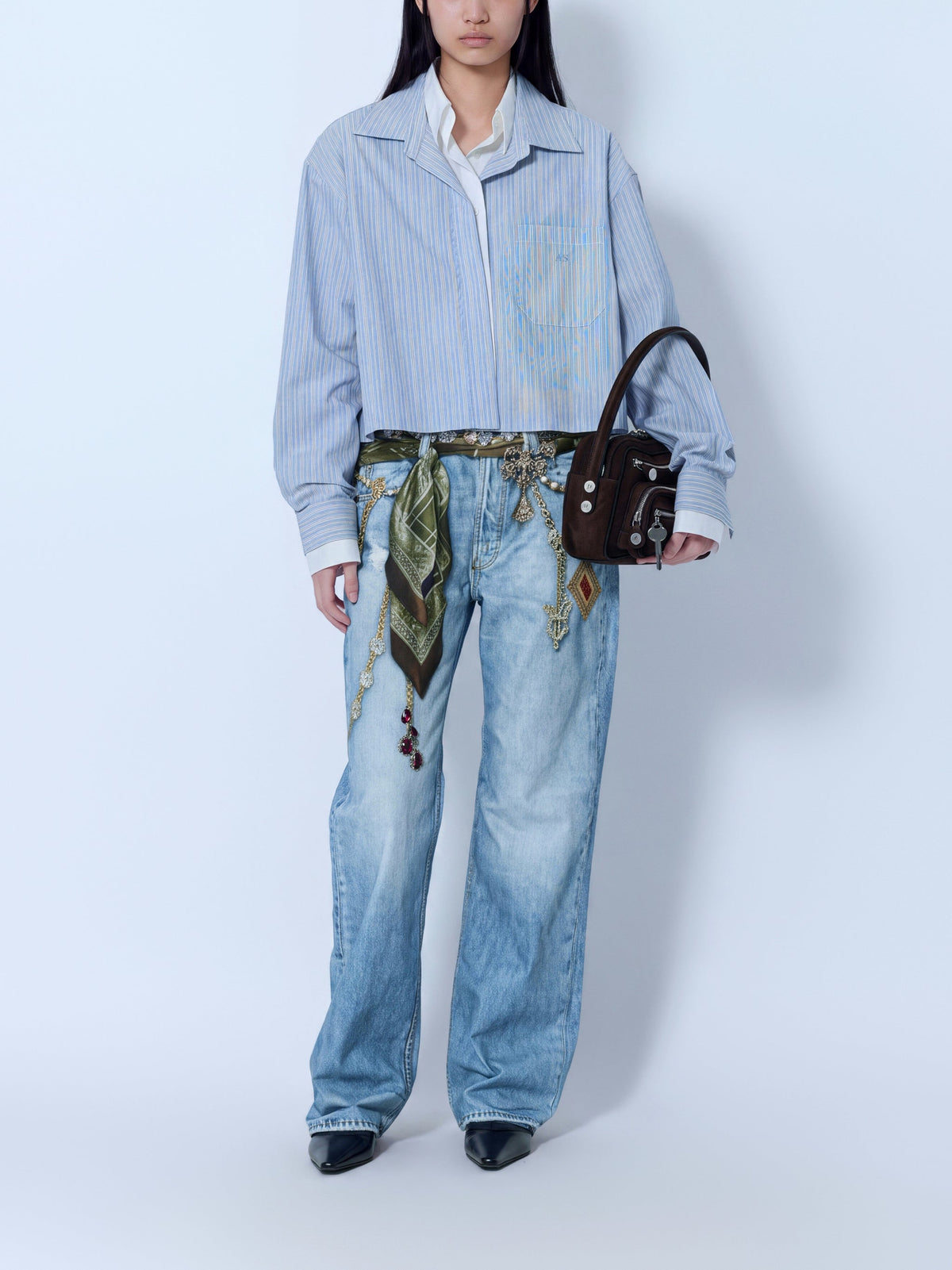 Trompe-l'œil jewellery jeans
