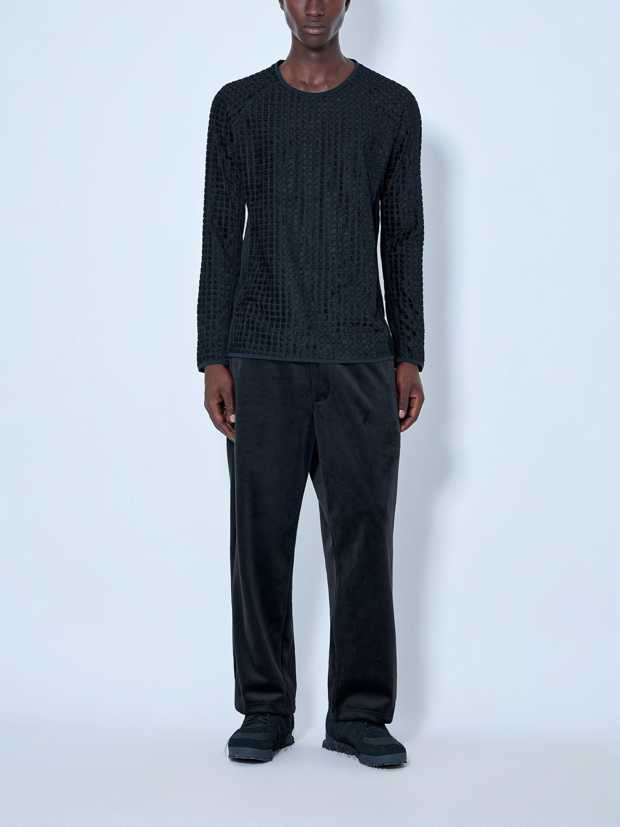 Satin gradient 3-stripes track pants