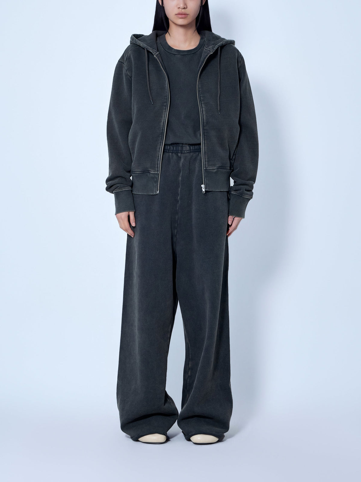 Zip-up hoodie
