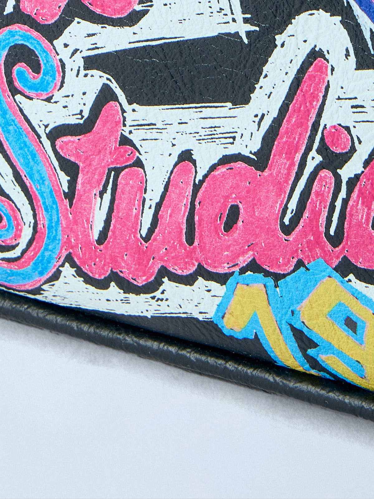 Camero camera punk printed shoulder bag