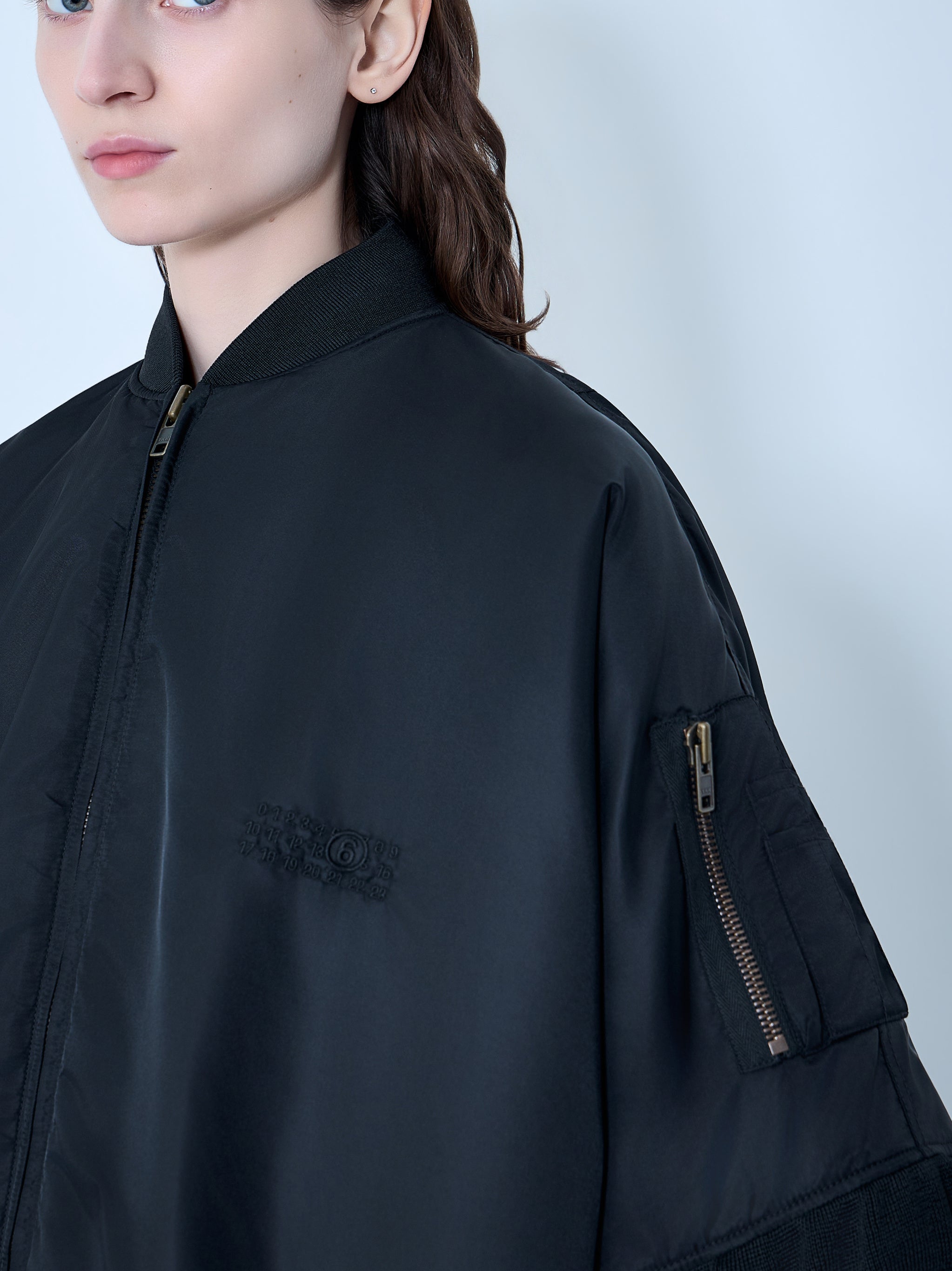 Zip-front poncho
